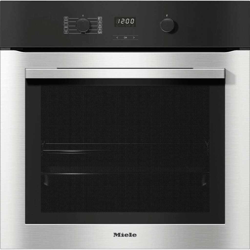 Miele Einbaubackofen »H 2760-2 B PizzaPlus«, H 2760-2 B PizzaPlus, mit Vollauszug, PerfectClean