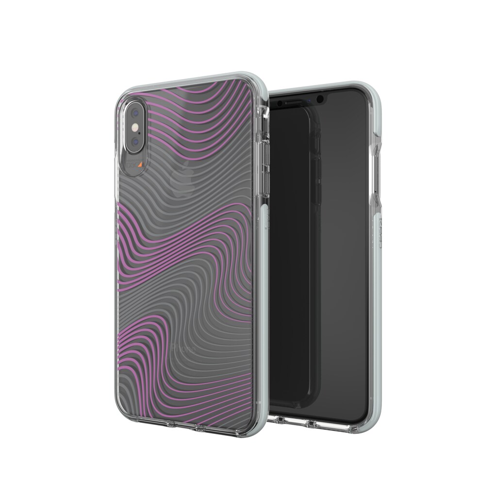 Gear4 Backcover »Victoria for iPhone XS Max fabric 32988 TRANSPARENT«, iPhone XS Max