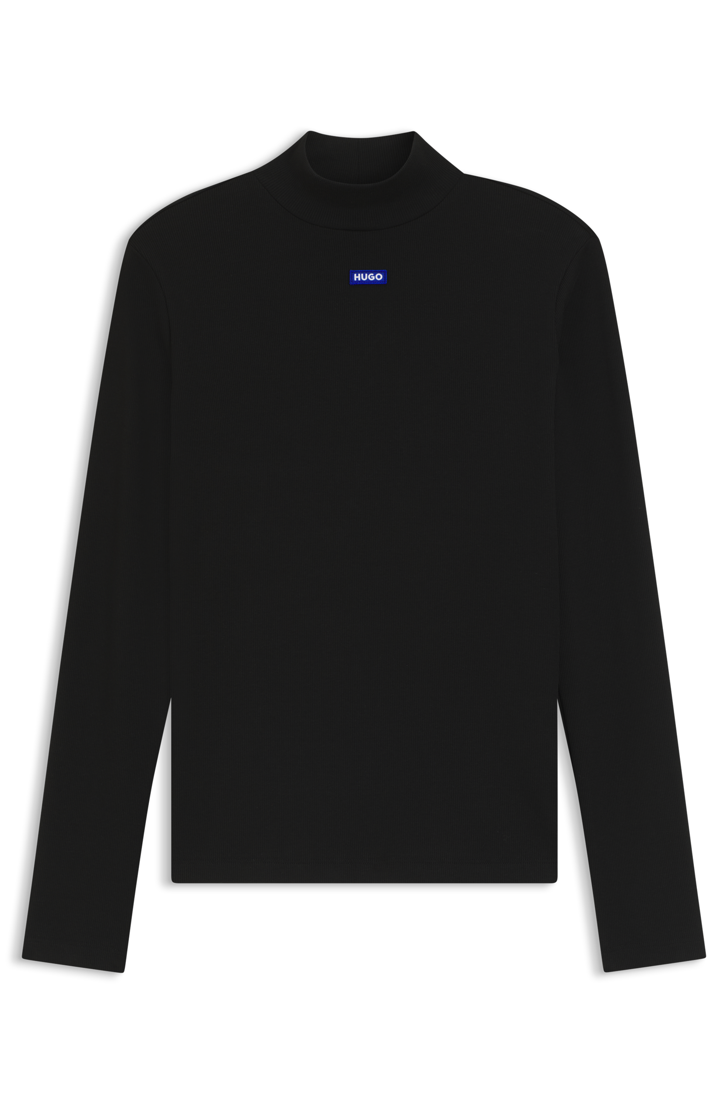 HUGO Blue Longsleeve »Easy Longsleeve_B«, mit Stehkragen
