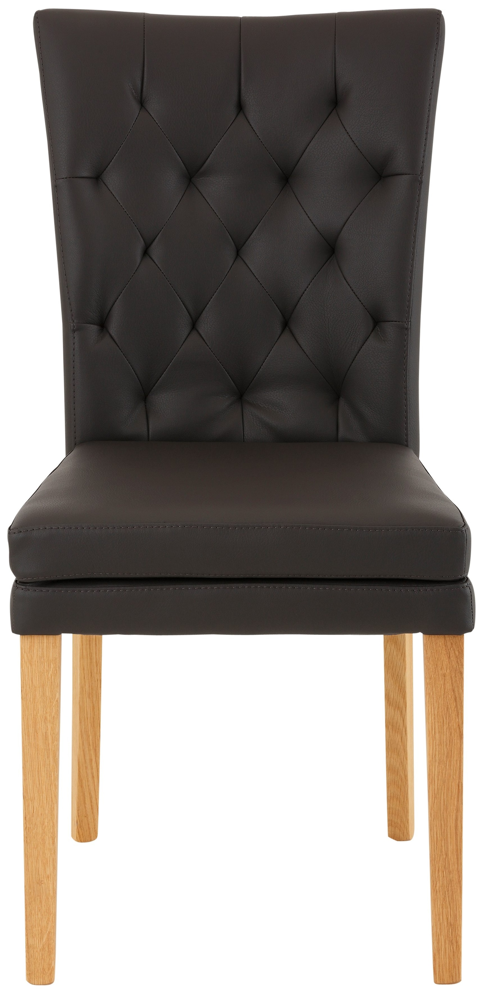 Home affaire Esszimmerstuhl »Colorado BESTSELLER Polsterstuhl«, (Set), 6 St., Kunstleder, Beine in eiche oder nussbaum. Im 2er, 4er oder 6er-Set