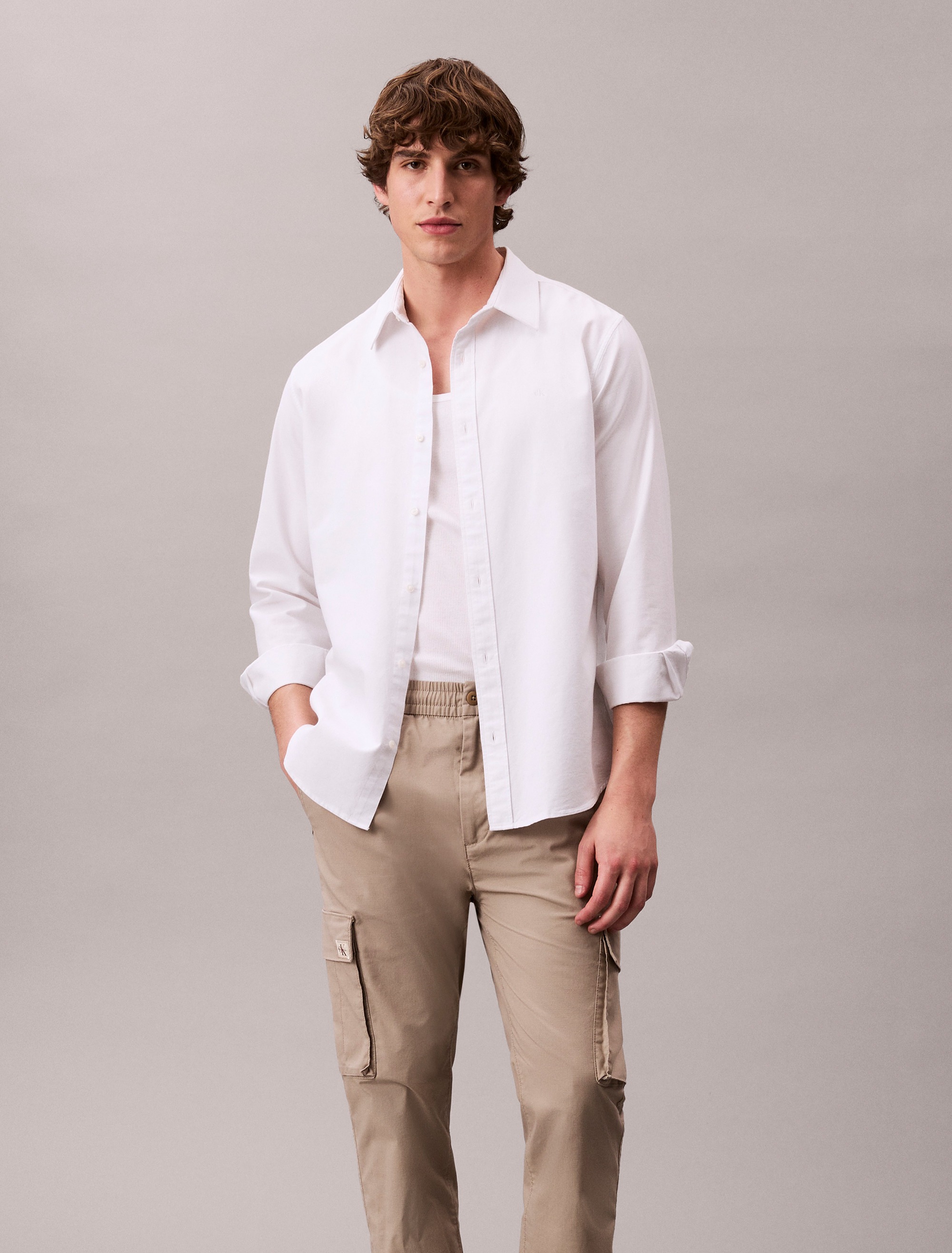 Calvin Klein Jeans Cargohose »PLL ON SKNNY CRG RPS«, Mit elastischem Bund