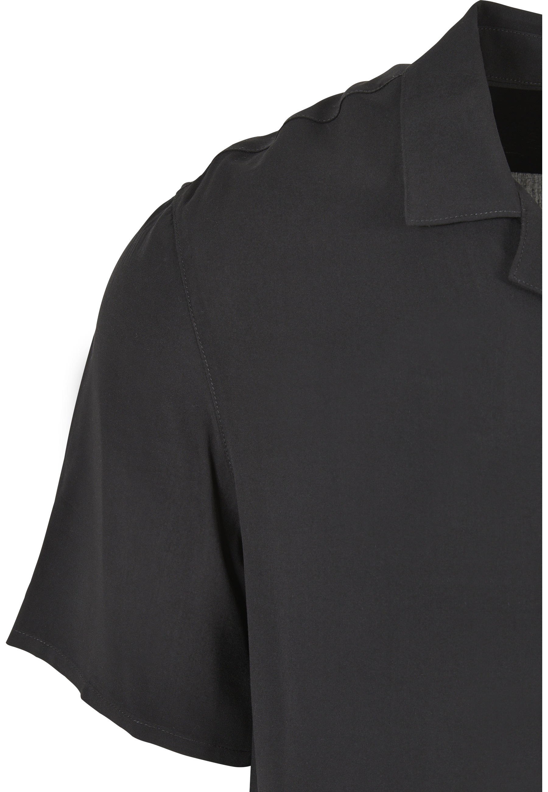 URBAN CLASSICS Kurzarmhemd »Urban Classics Herren Viscose Camp Shirt« 1 Stk.