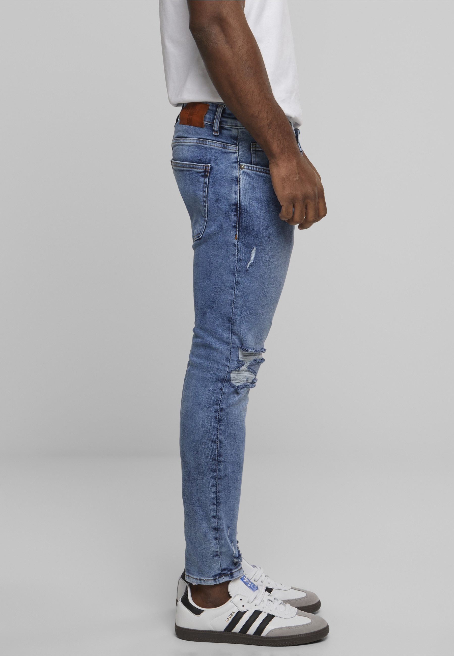 2Y Premium Bequeme Jeans »2Y Premium Herren 2Y Destroyed Cropped Skinny Denim«