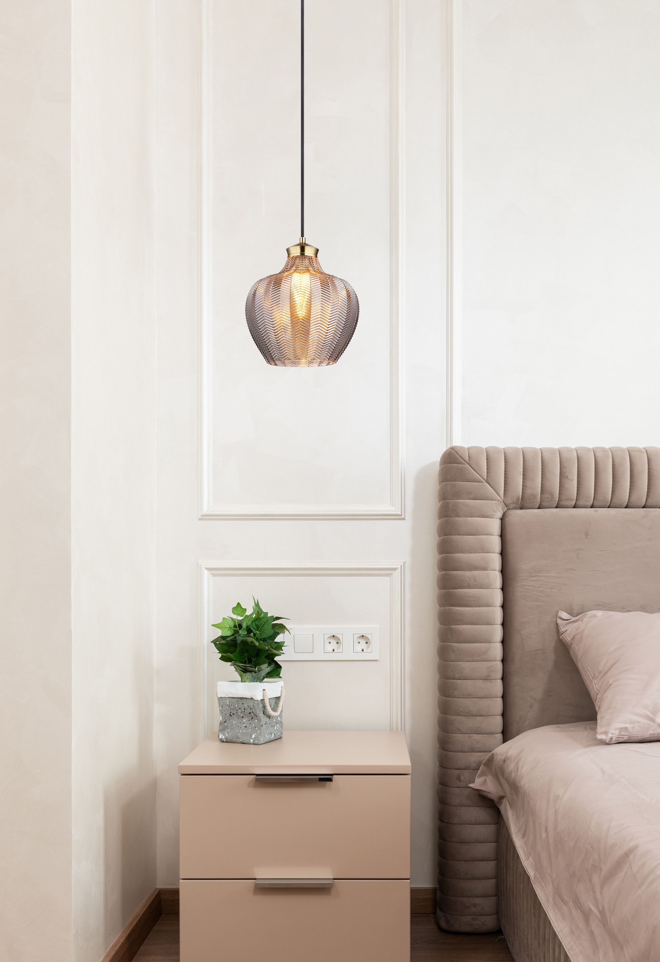 GLOBO LIGHTING Hängeleuchte »JESSICA« E27 1 Stk. Hängelampe Esszimmer-Leuchte Esstischleuchte Wohnzimmer