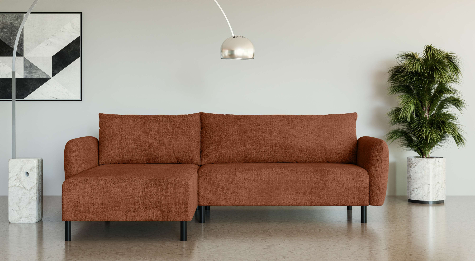 Home affaire Ecksofa "Glandine" L-Form