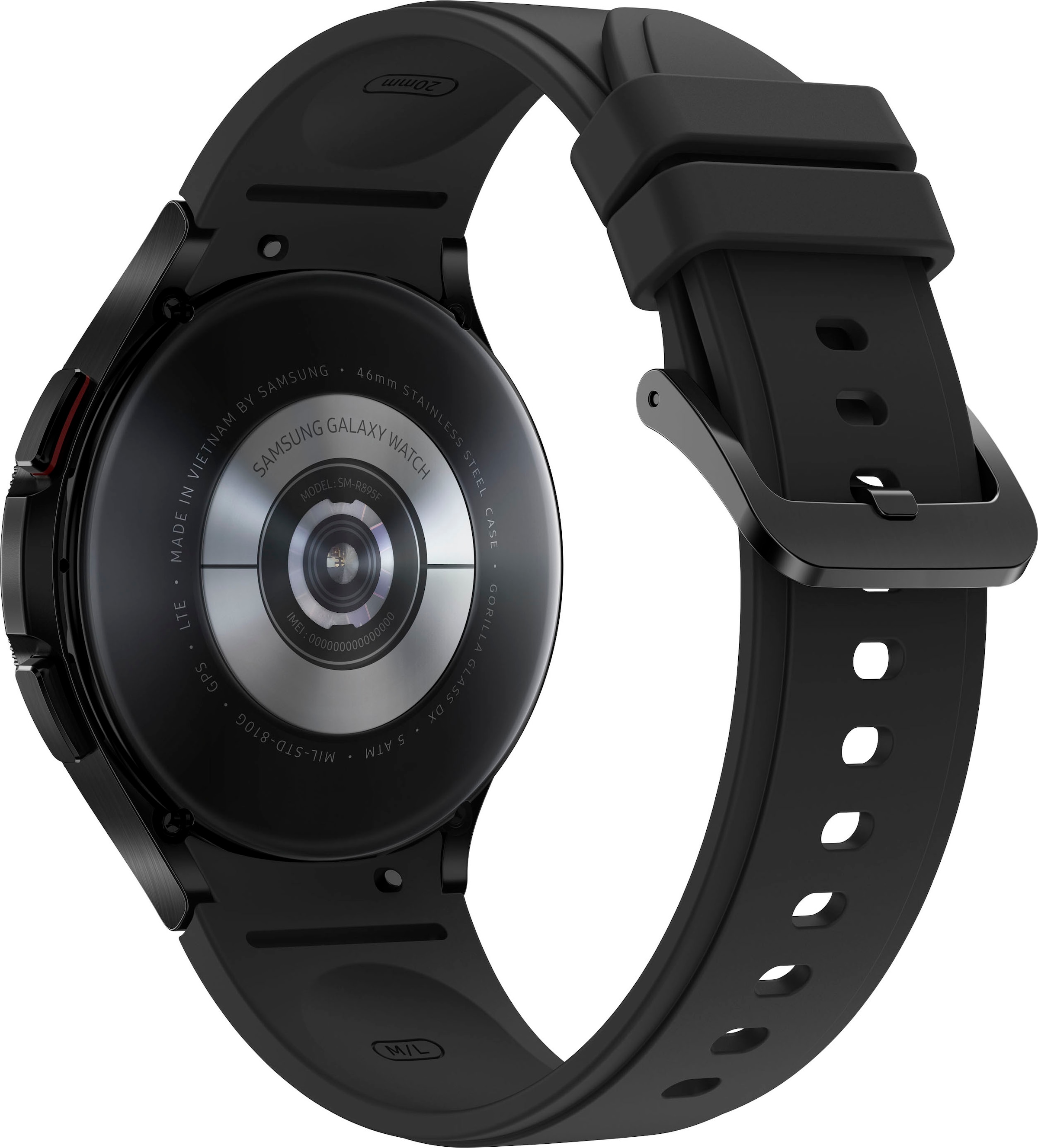 Samsung Smartwatch »Galaxy Watch 4 by Uhr, Gesundheitsfunktionen) | 46mm Google (Wear BAUR LTE«, Fitness OS Tracker, Fitness classic