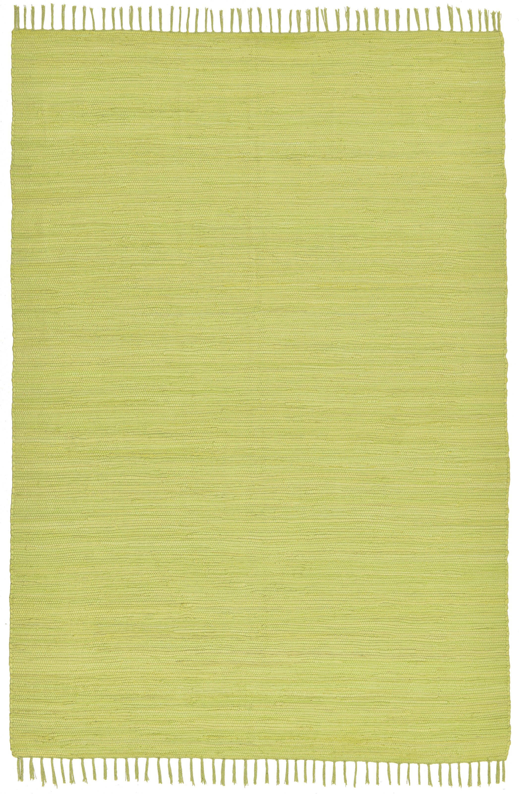 THEKO Teppich "Happy Cotton Fleckerl, handgewebt" rechteckig 5 mm Höhe Flachgewebe, reine Baumwolle, meliert, mit Fransen, auch als Läufer