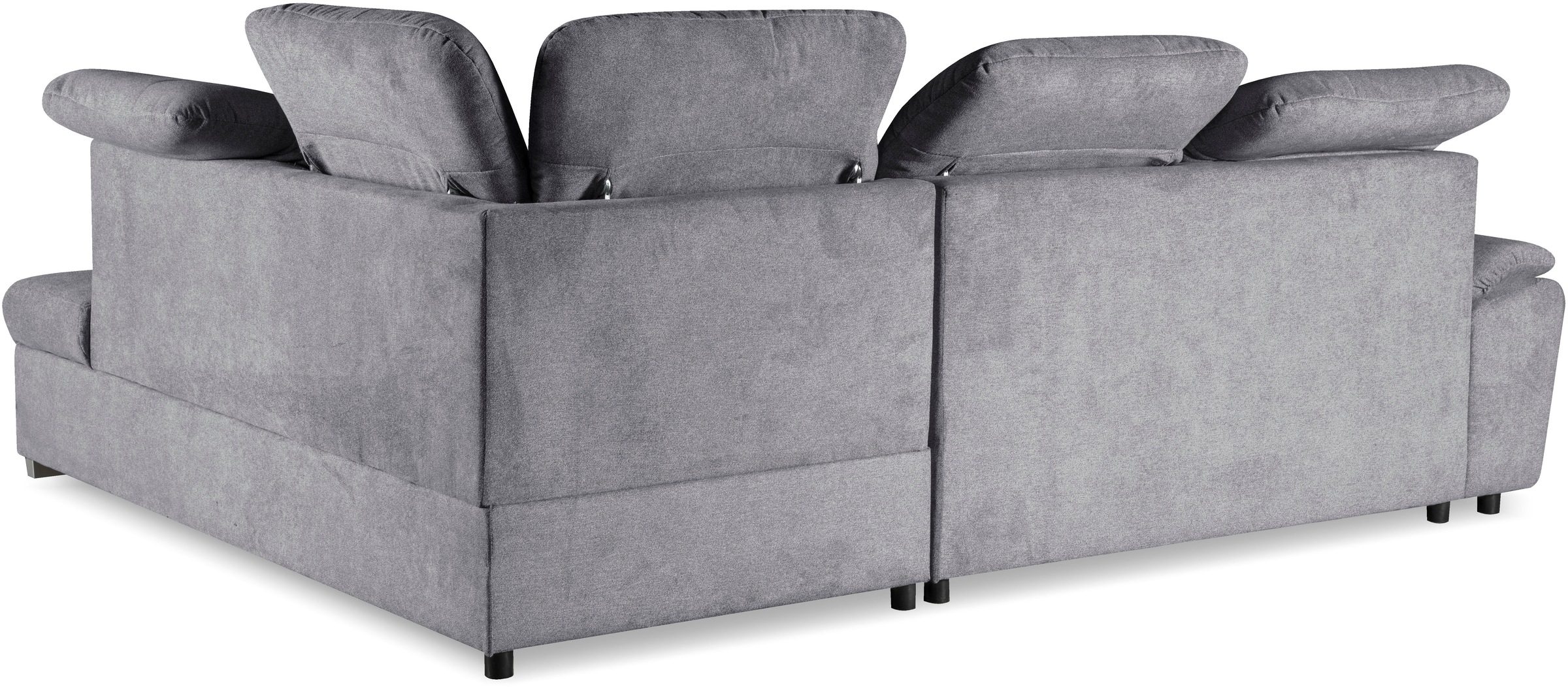 WERK2 Ecksofa »Brindisi, bequem und komfortabel, L-Form«, mit verstellbaren Kopfteilen, Bettfunktion & Bettkasten
