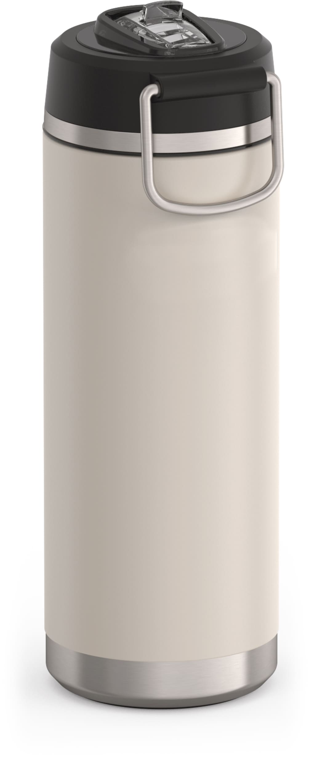 THERMOS Isolierflasche »ICON WATER BOTTLE, Edelstahlkörper, spülmaschinenfest«, (1 tlg.), 0,71l, 12h kalt, schappsicher mit einklappbarem Flip-Strohalm