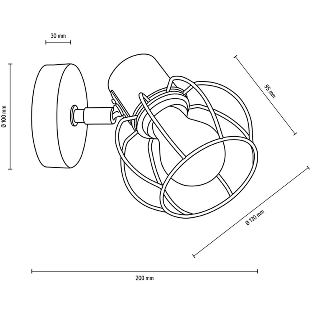 BRITOP LIGHTING Wandleuchte »Phiphi«, 1 flammig-flammig