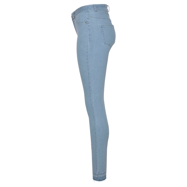 Arizona Skinny-fit-Jeans »Ultra Stretch«, High Waist mit offenem Saum für  kaufen | BAUR