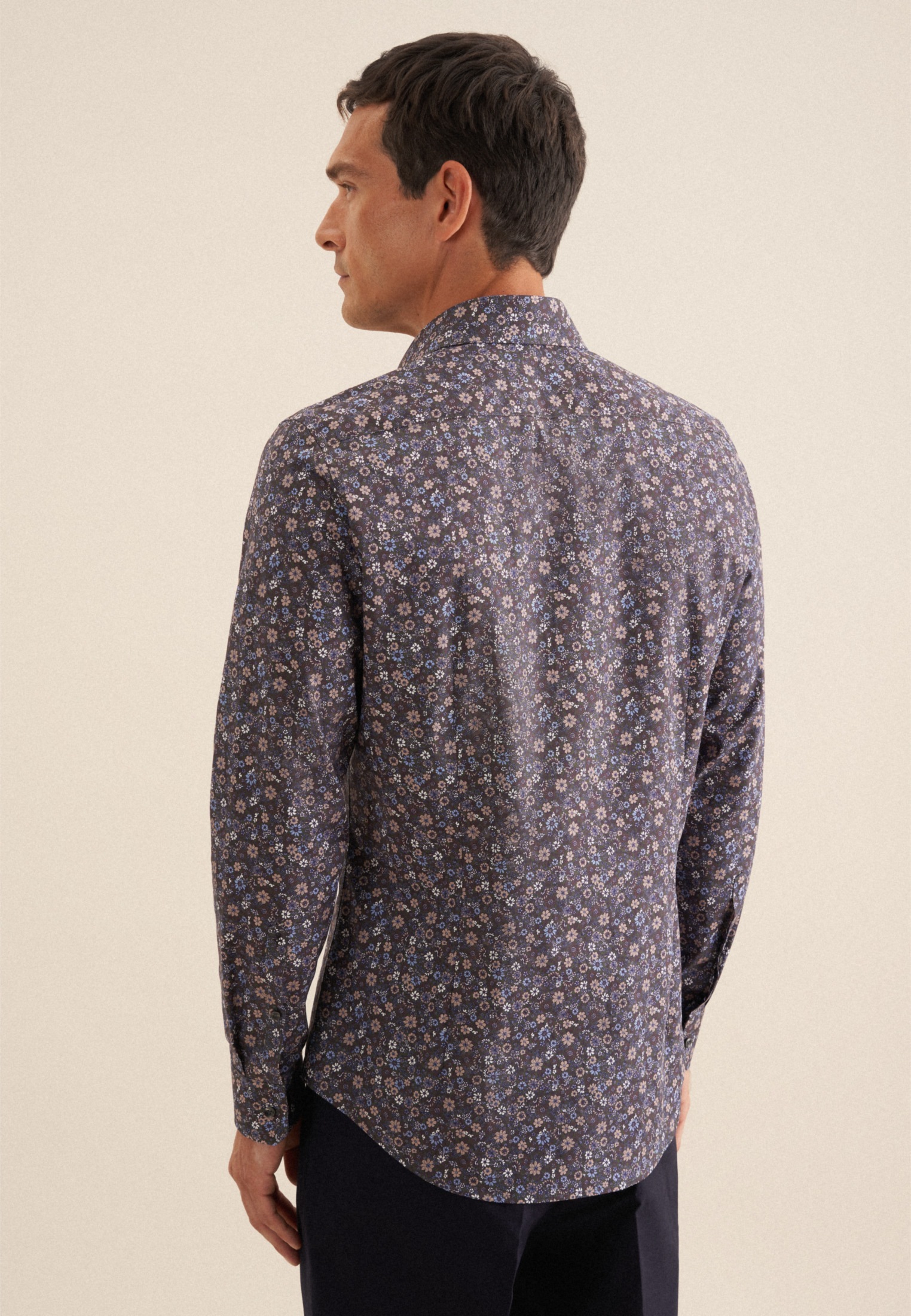 seidensticker Businesshemd "Slim", Slim 1/1 Kentkragen Floral günstig online kaufen