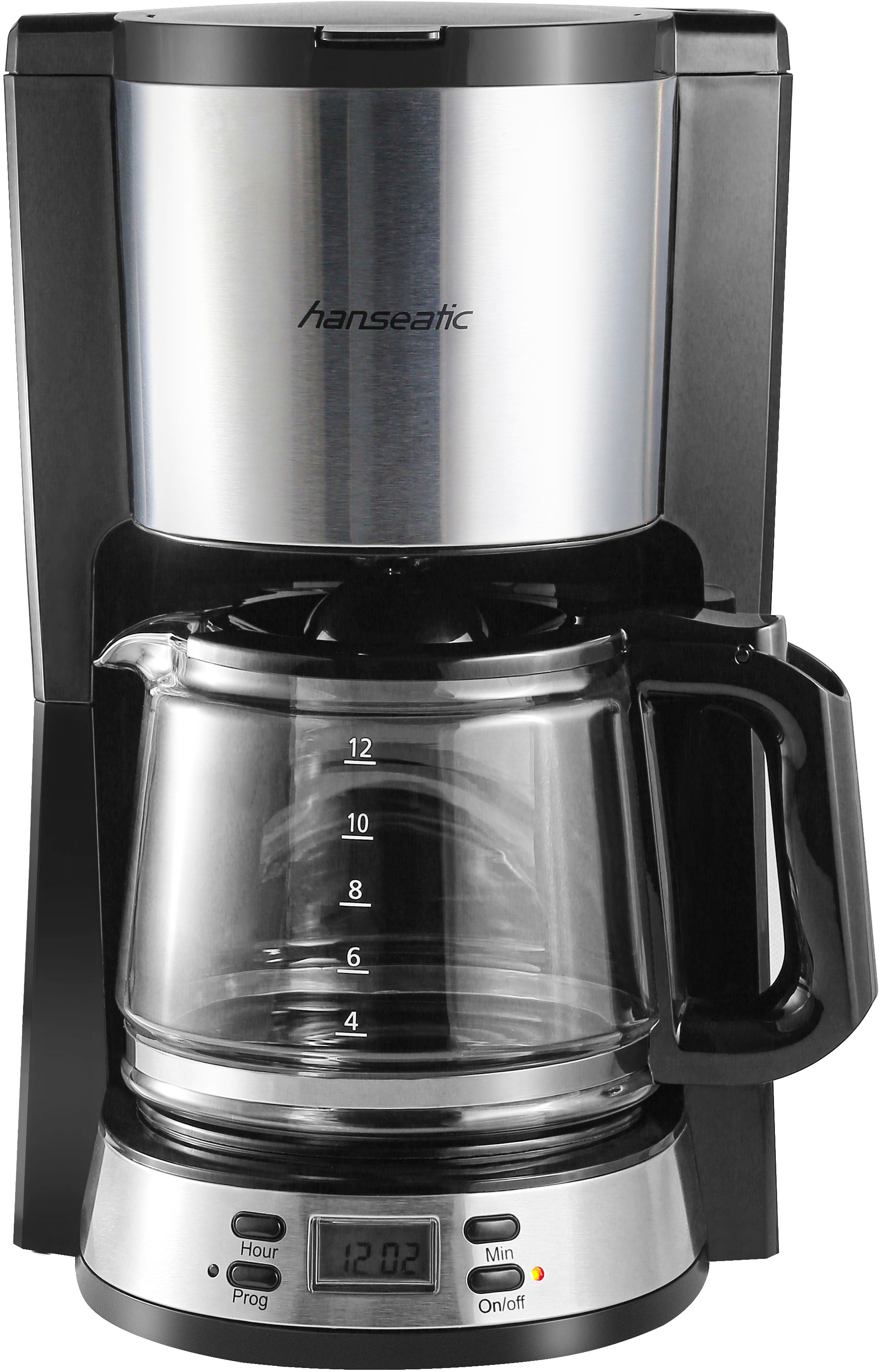 Hanseatic Filterkaffeemaschine "HCMD151000SD" 1,5 l Kaffeekanne Papierfilte günstig online kaufen