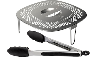 Grillpfanneneinsatz »HD9954/01 Snack Profi-Kit«, Edelstahl-Silikon, (3 St.),...