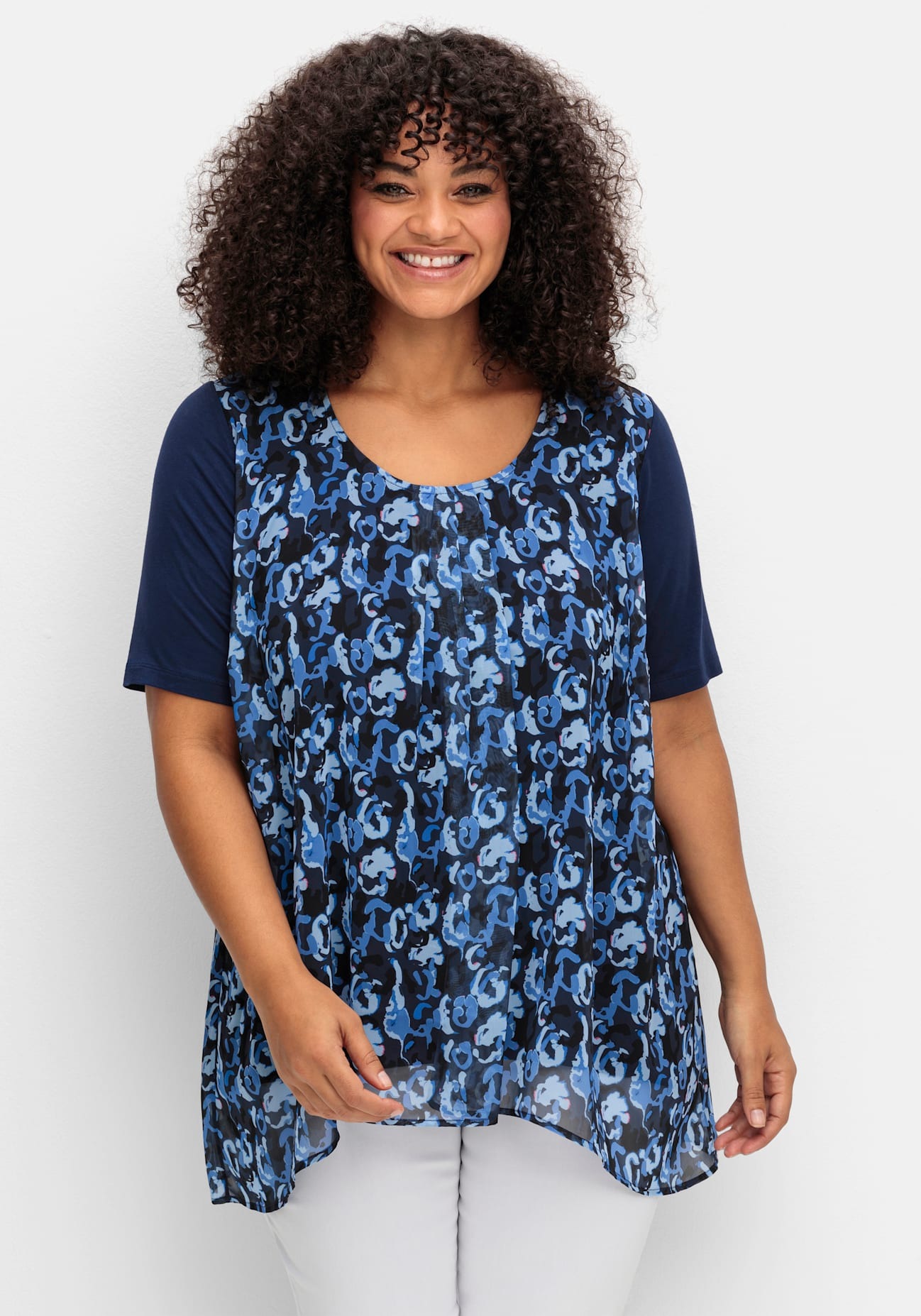 Sheego Blusenshirt "Blusenshirt" 1 tlg. günstig online kaufen