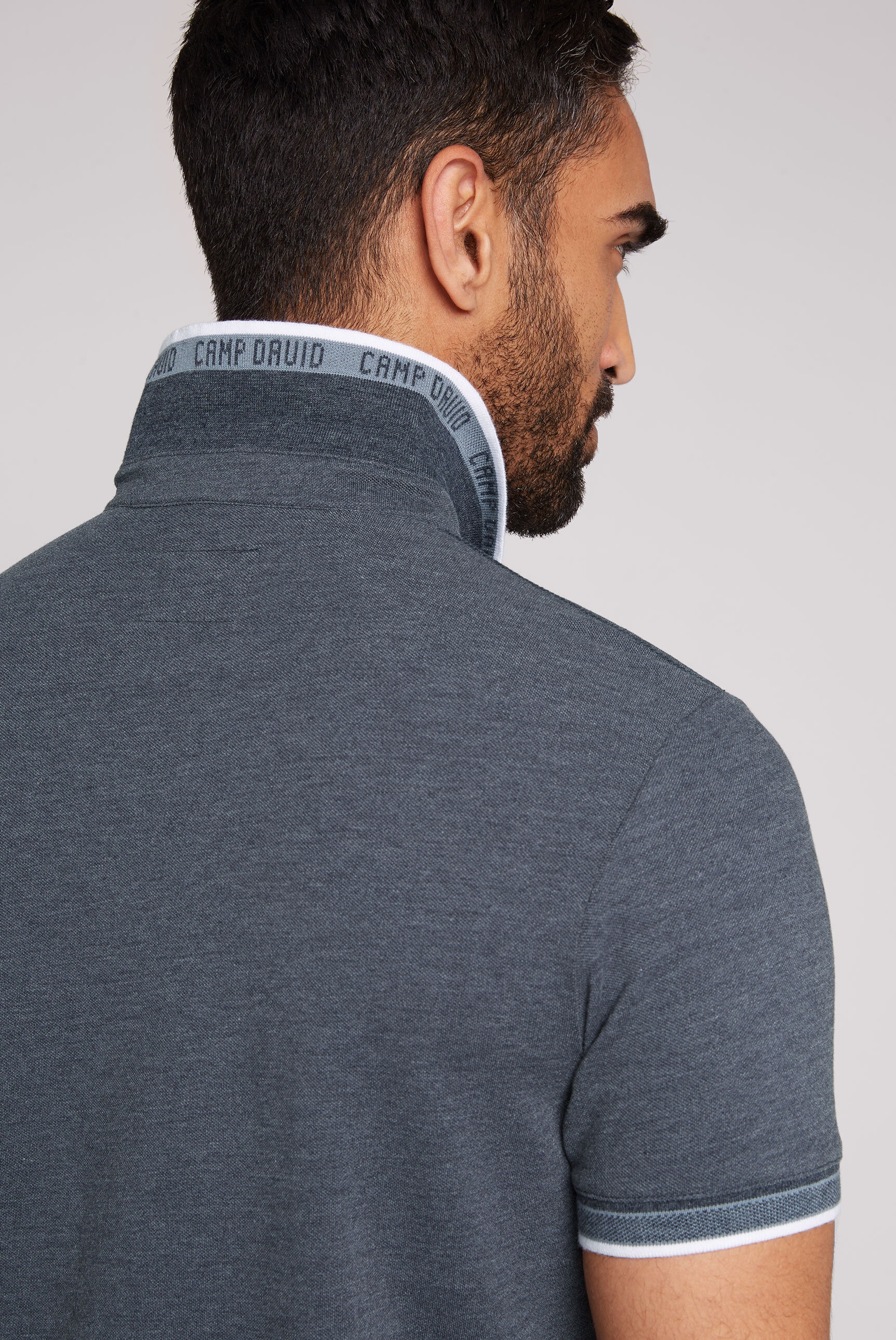 CAMP DAVID Poloshirt, mit Seitenschlitze