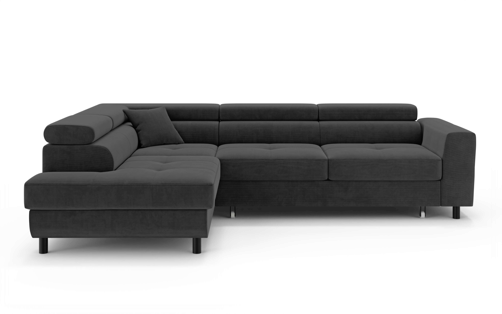OTTO home Ecksofa "AADEN Schlafsofa mit verstellbaren Kopfstützen, B/T/H: 2 günstig online kaufen