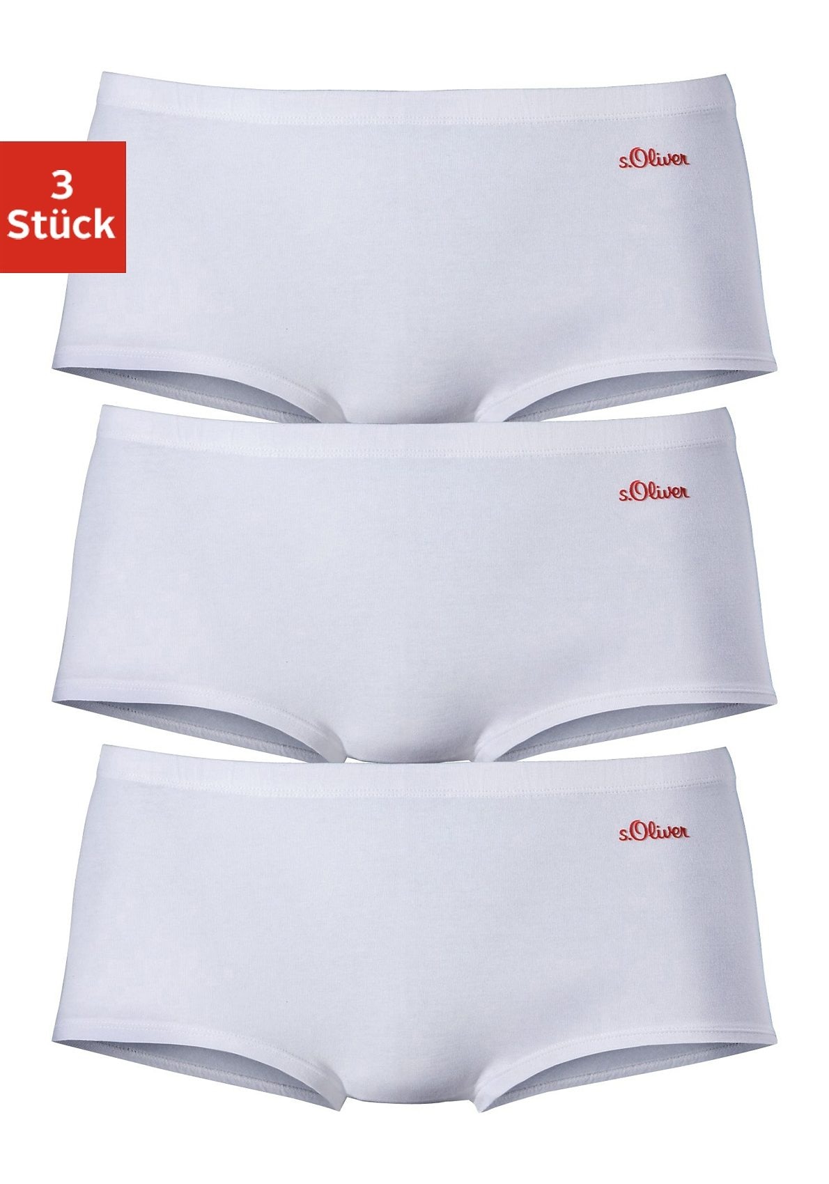 s.Oliver Panty, (Packung, 3 St.), aus elastischer Baumwoll-Qualität kaufen  | BAUR