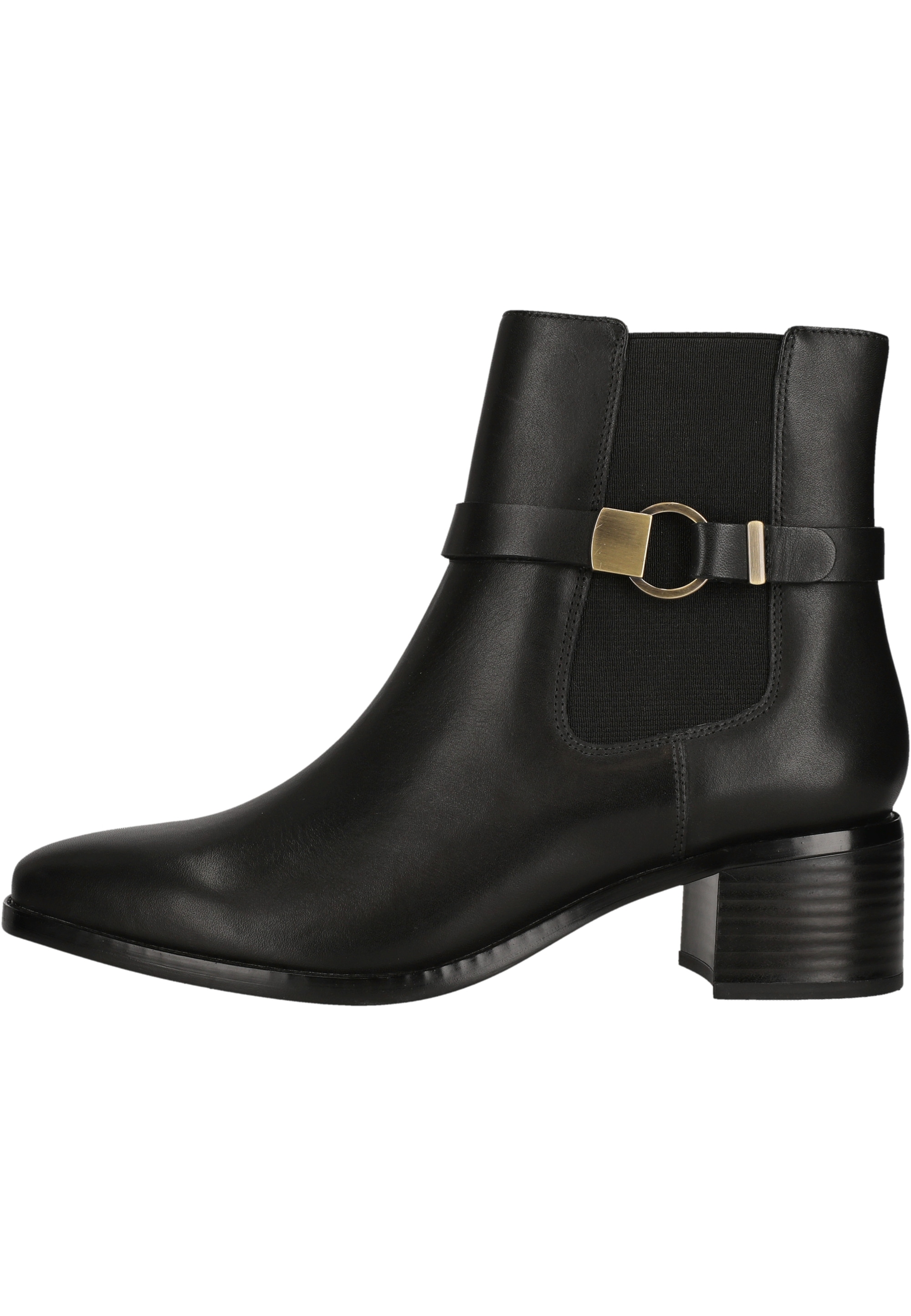 Clarks Stiefelette »Wreen Buckle«  mit Karree-Spitze und Blockabsatz 5 cm