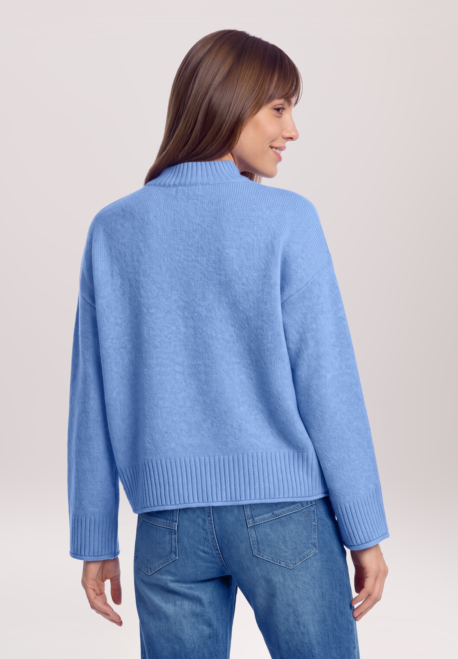 Betty&Co Strickpullover »Damen mit Stehkragen« 1