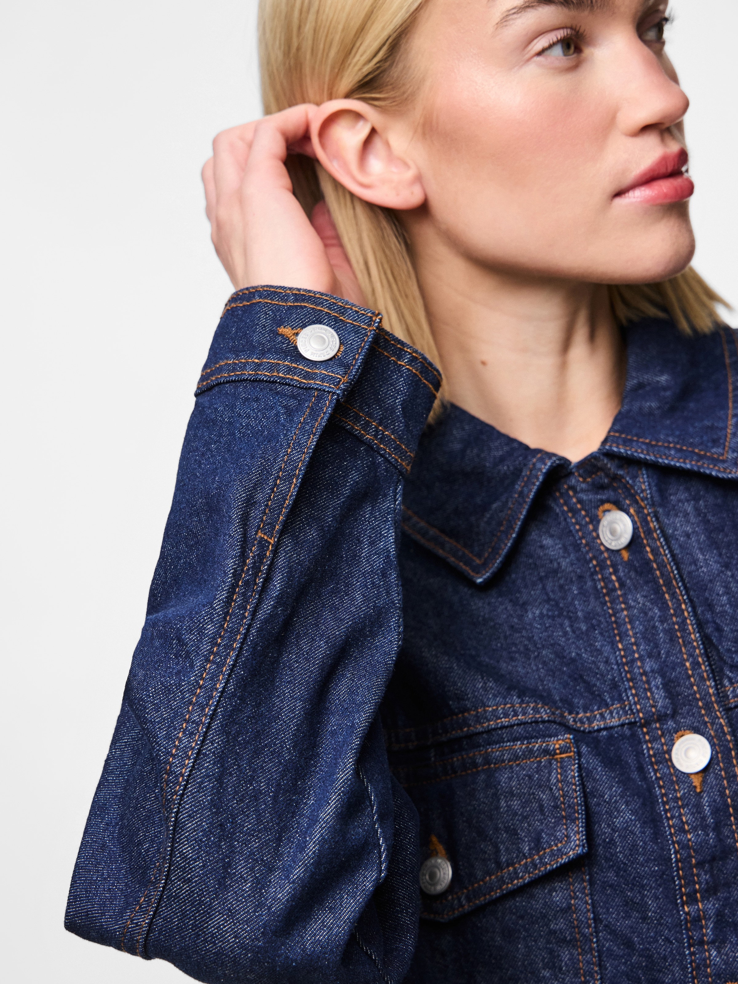 pieces Jeansjacke »PCELMA DENIM JACKET NOOS BC«, ohne Kapuze