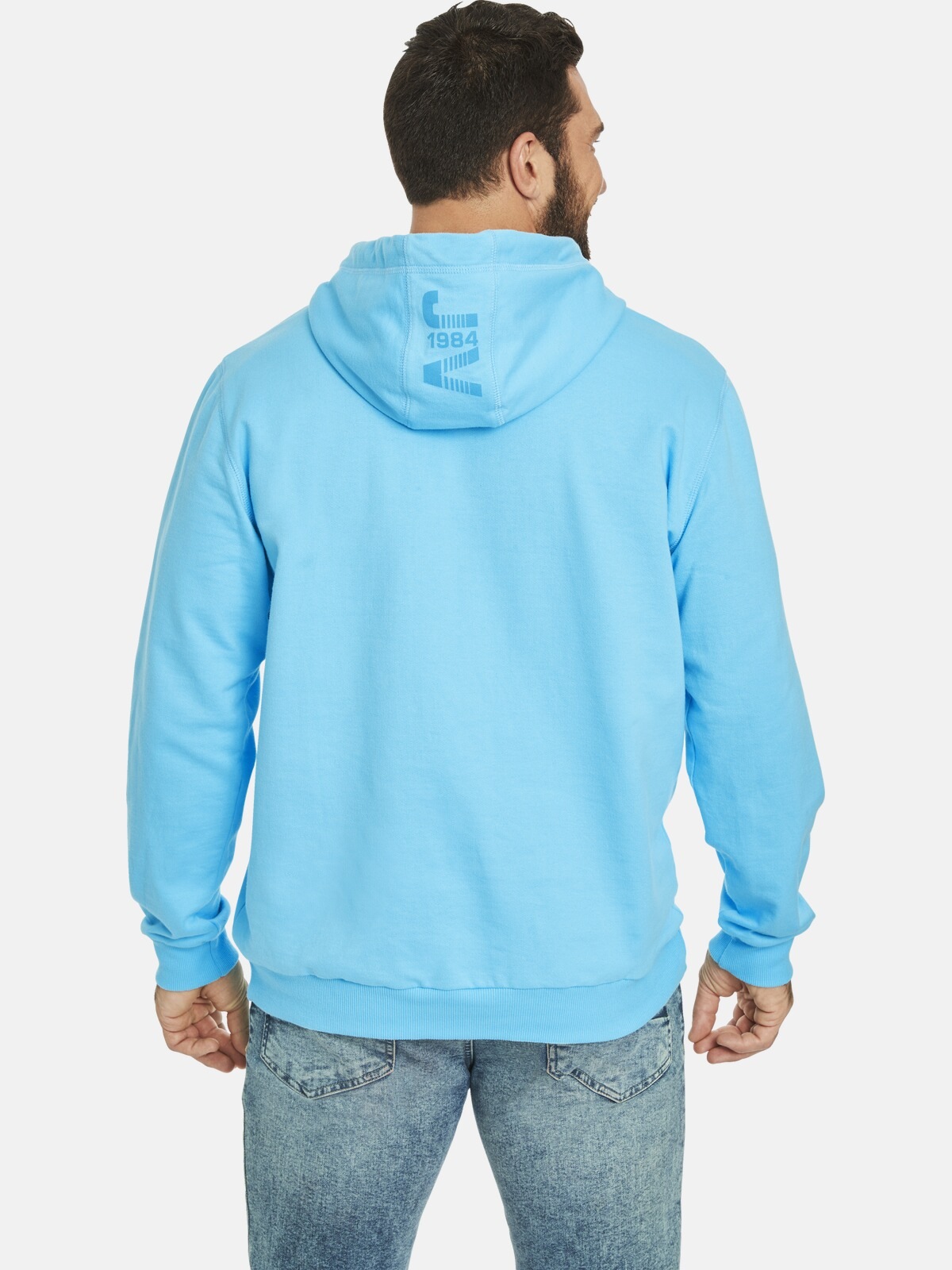 Jan Vanderstorm Jeppe Sweat à Capuche Bleu 6XL 3