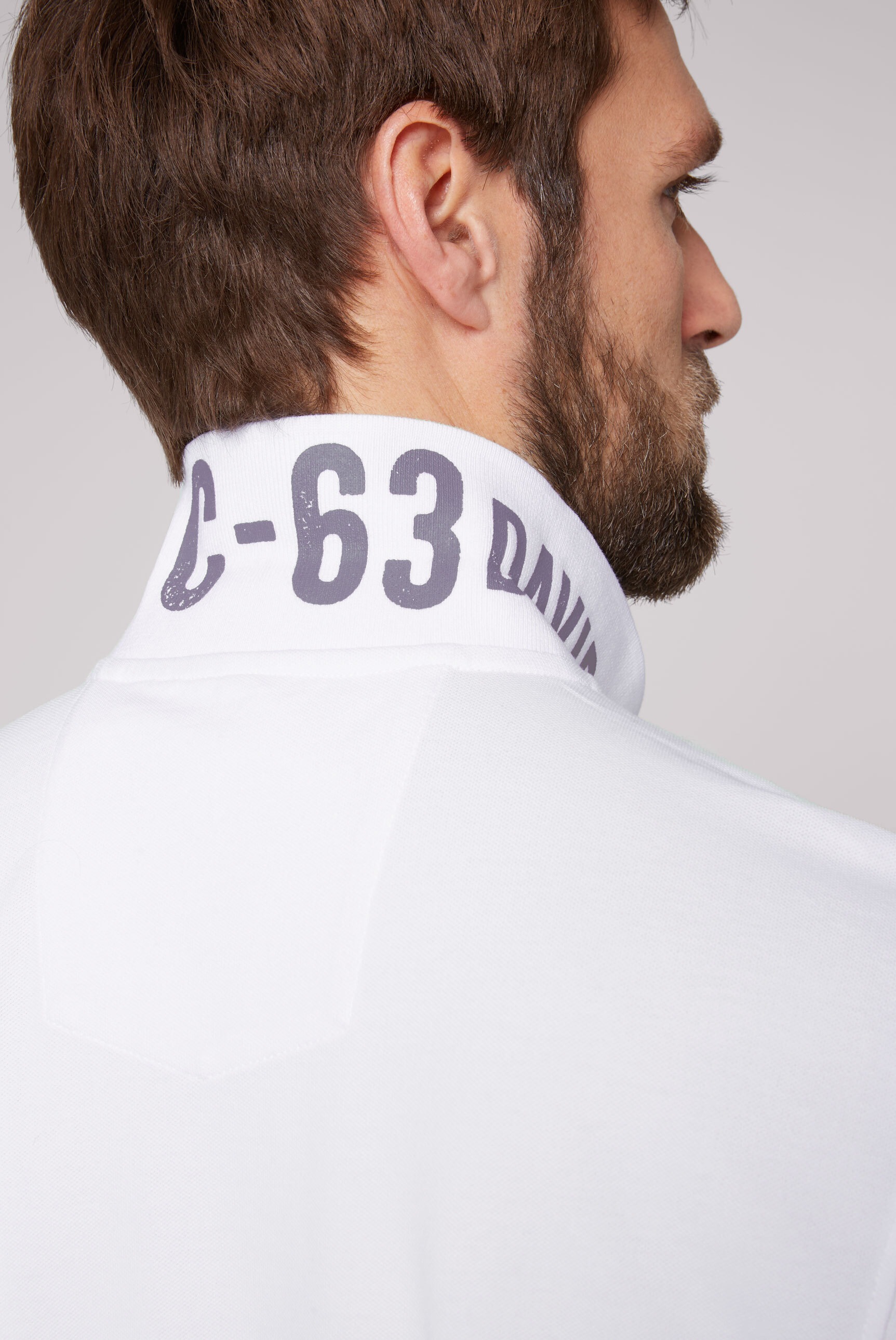 CAMP DAVID Poloshirt mit Seitenschlitze