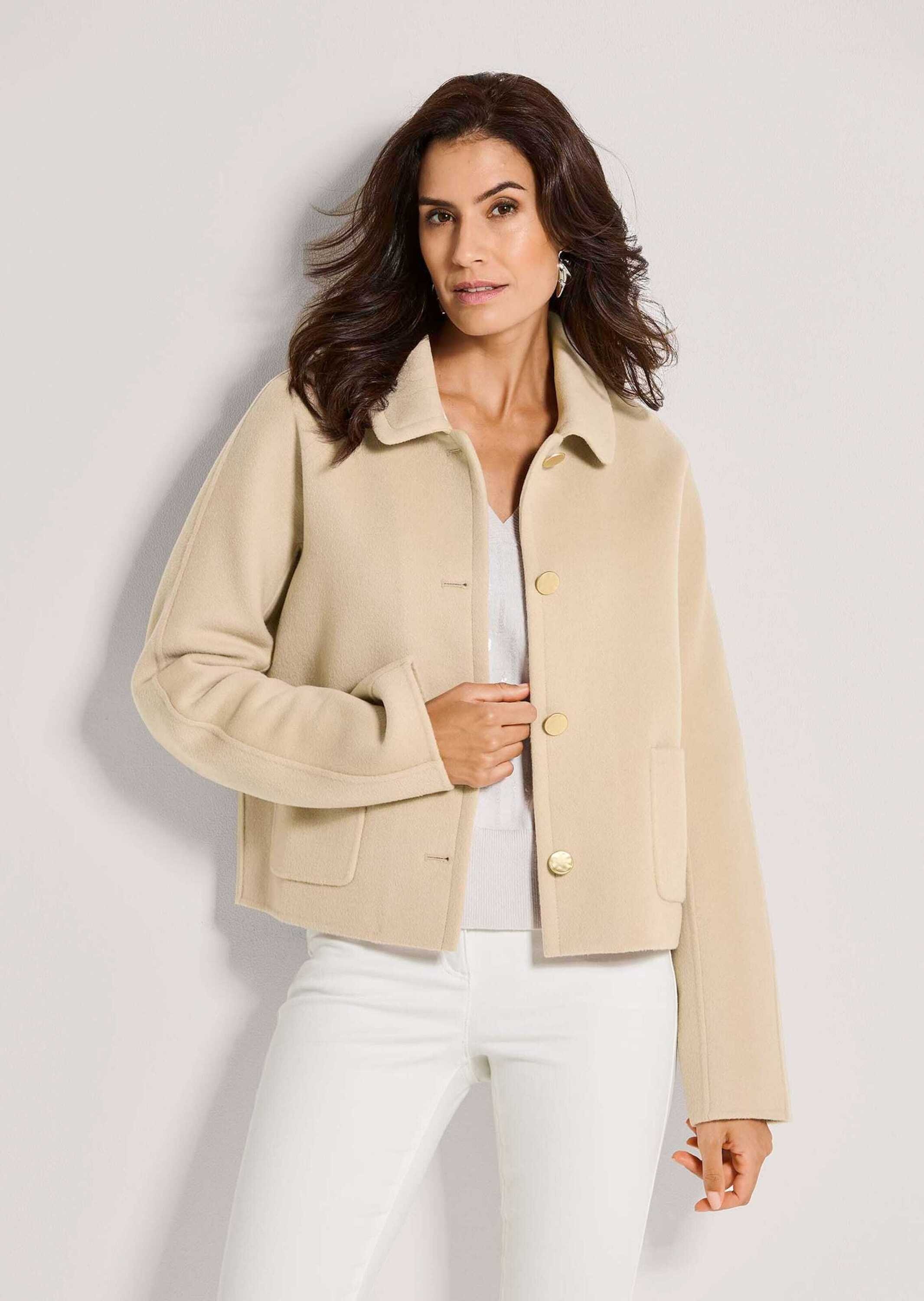 MADELEINE Kurzjacke »Doubleface-Jacke Kurzjacke mit goldenen Knöpfen«