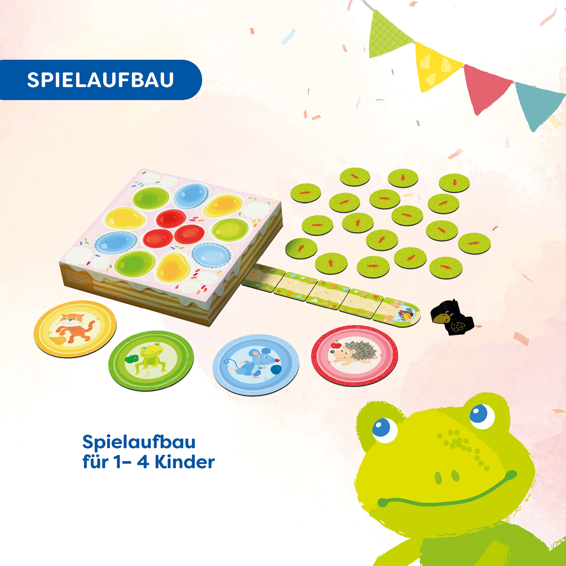 Haba Spiel »Meine ersten Spiele Theos Torte« Made in Germany