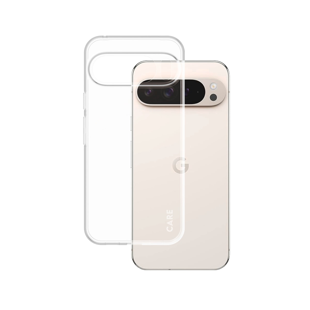 CARE by PanzerGlass Handyhülle »Slim X-Ray Case für Google Pixel 10 Pro XL«, Google Pixel 10 Pro XL, Backcover, Schutzhülle, Handyschutzhülle, Case, Schutzcase, stoßfest