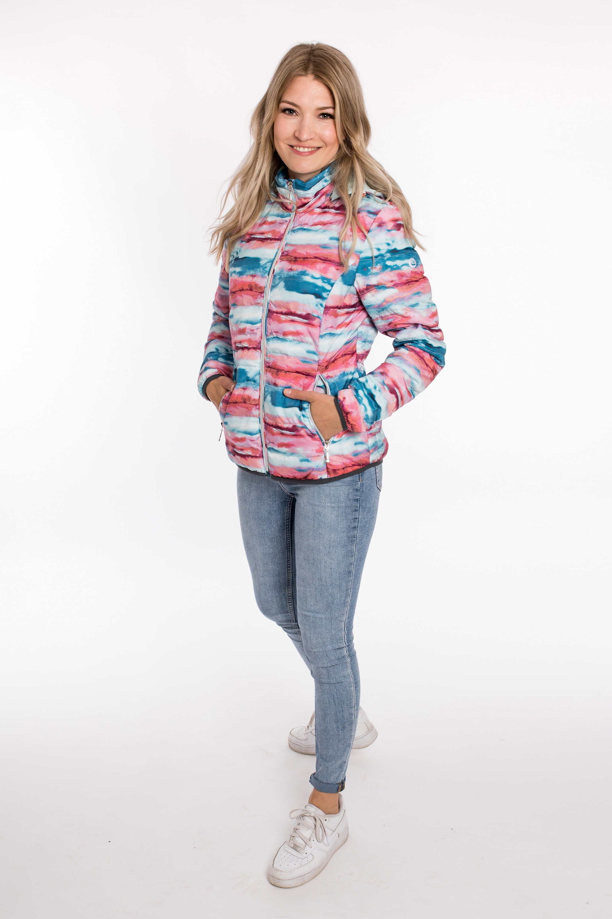 DEPROC Winterjacke BAUR | online Steppjacke HILL kaufen Design Active mit »WILDCAT Women«, außergewöhnlichem