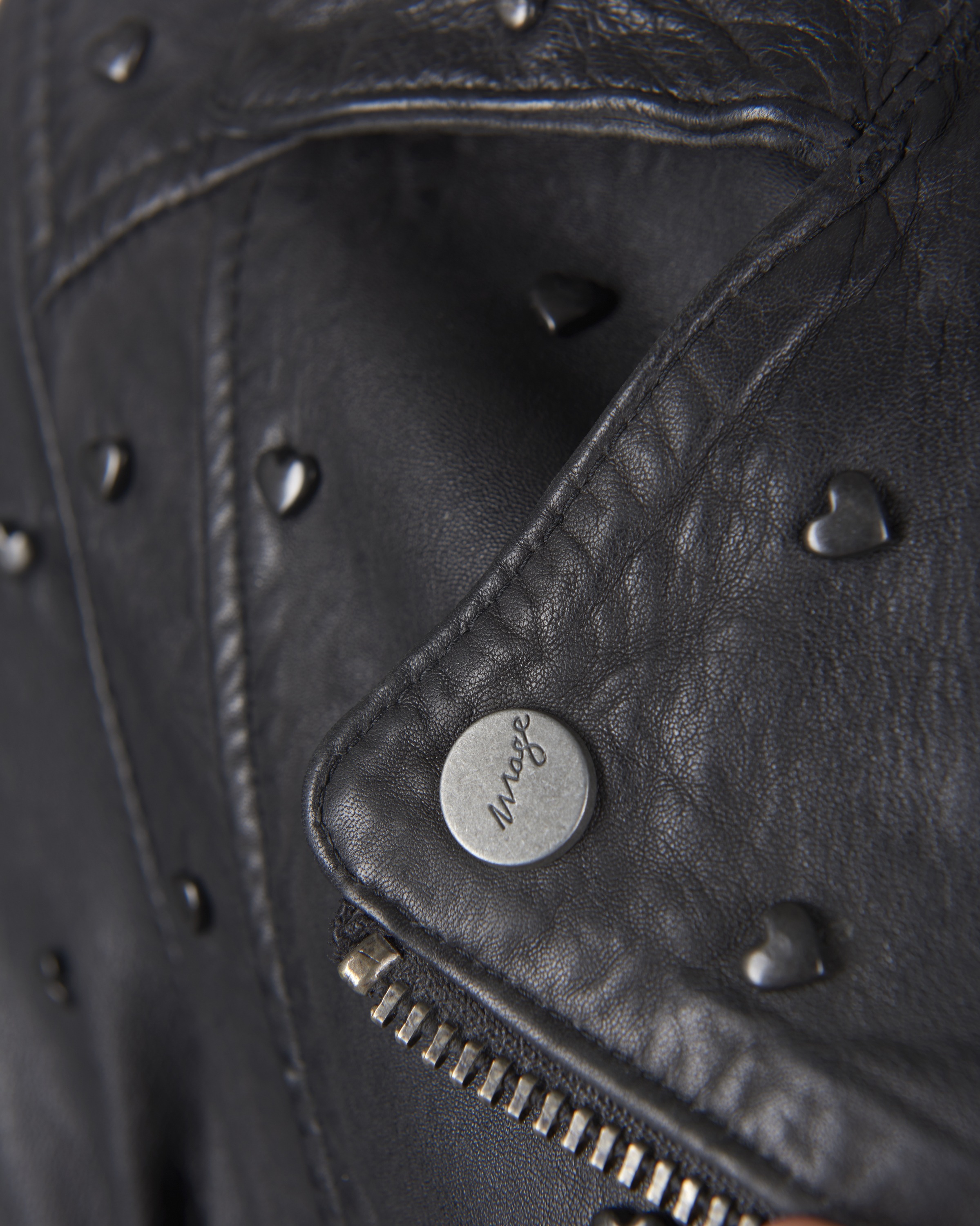 Maze Lederjacke »Heart«
