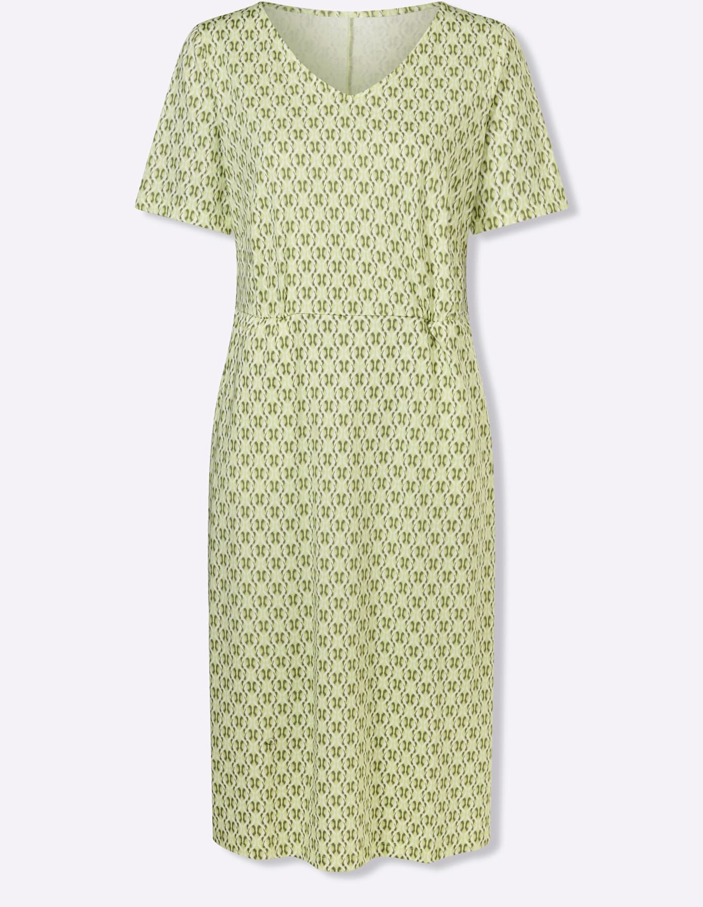 Classic Basics Women's Jersey Dress Pistachio Khaki Size 48 3