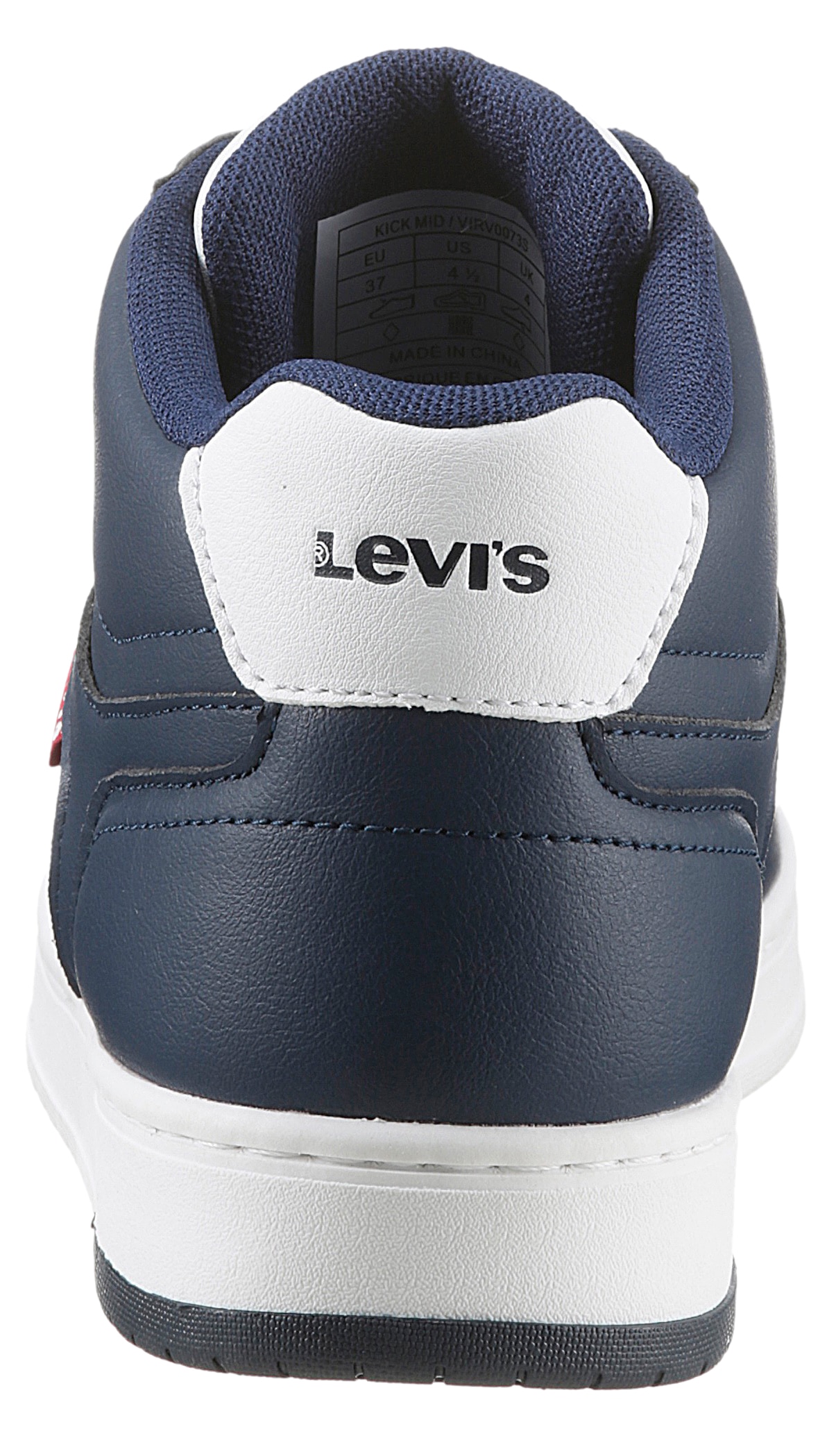 Levi's® Kids Sneaker, mit gepolstertem Schaftrand, Freizeitschuh, Halbschuh, Schnürschuh