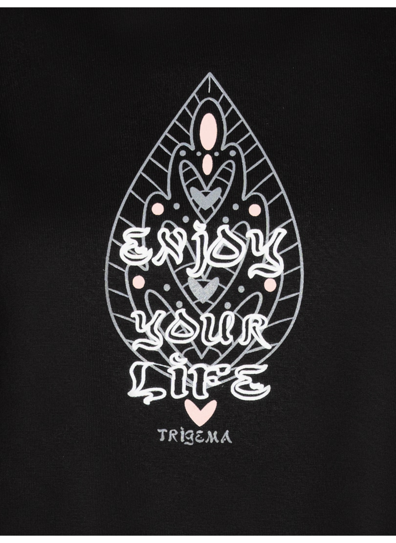 Trigema T-Shirt »TRIGEMA Oversized T-Shirt mit Printmotiven«, (1 tlg.)