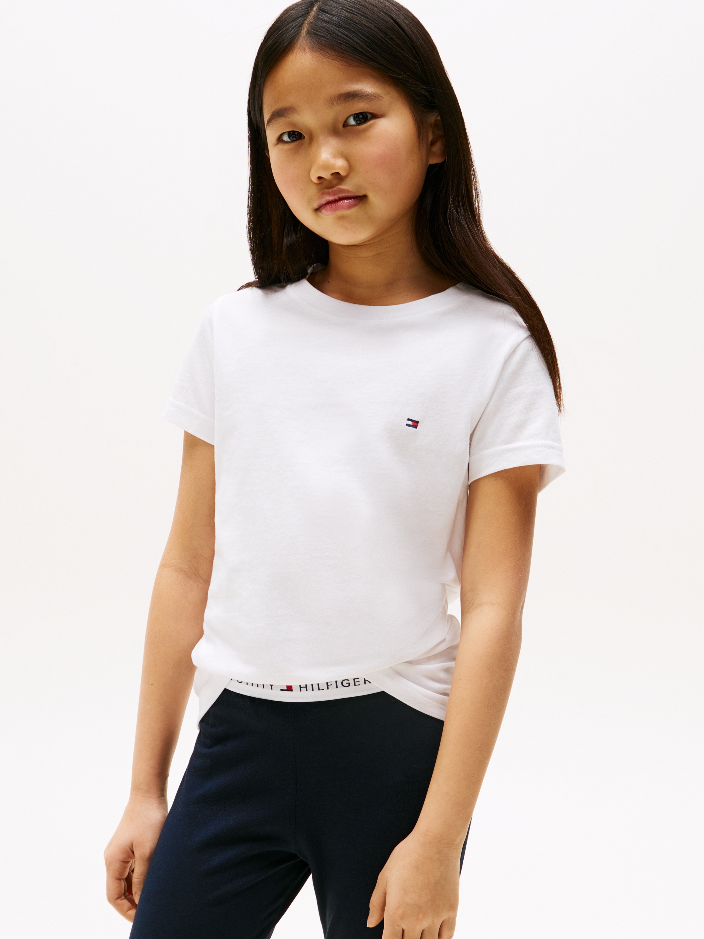 Tommy Hilfiger Underwear T-Shirt »2P CN TEE SS«, (Packung, 2 tlg., 2er-Pack), mit Logostickerei