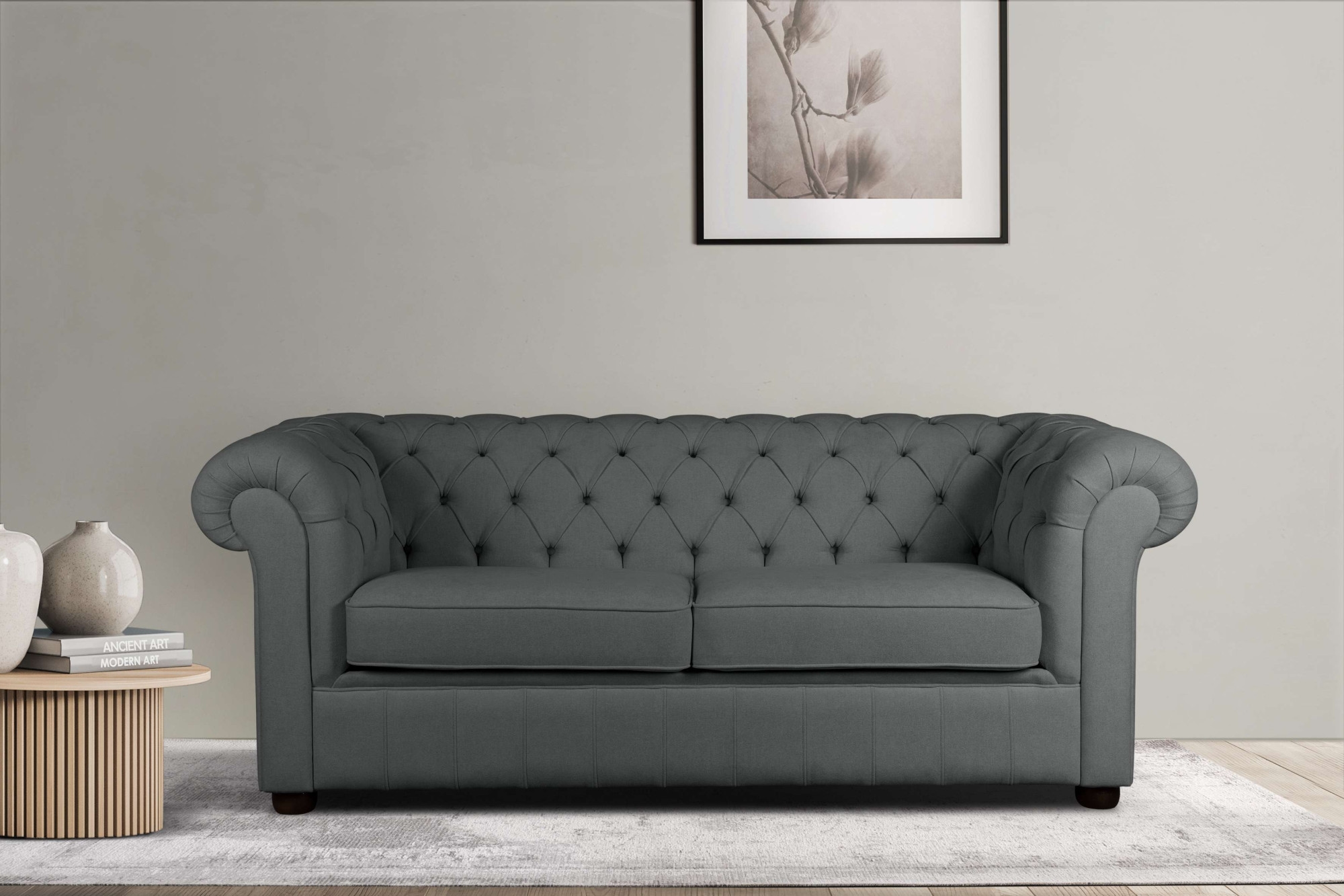 Home affaire 3-Sitzer "CHARENTE, optionale Schlafsofa, Chesterfield-Sofa, B günstig online kaufen