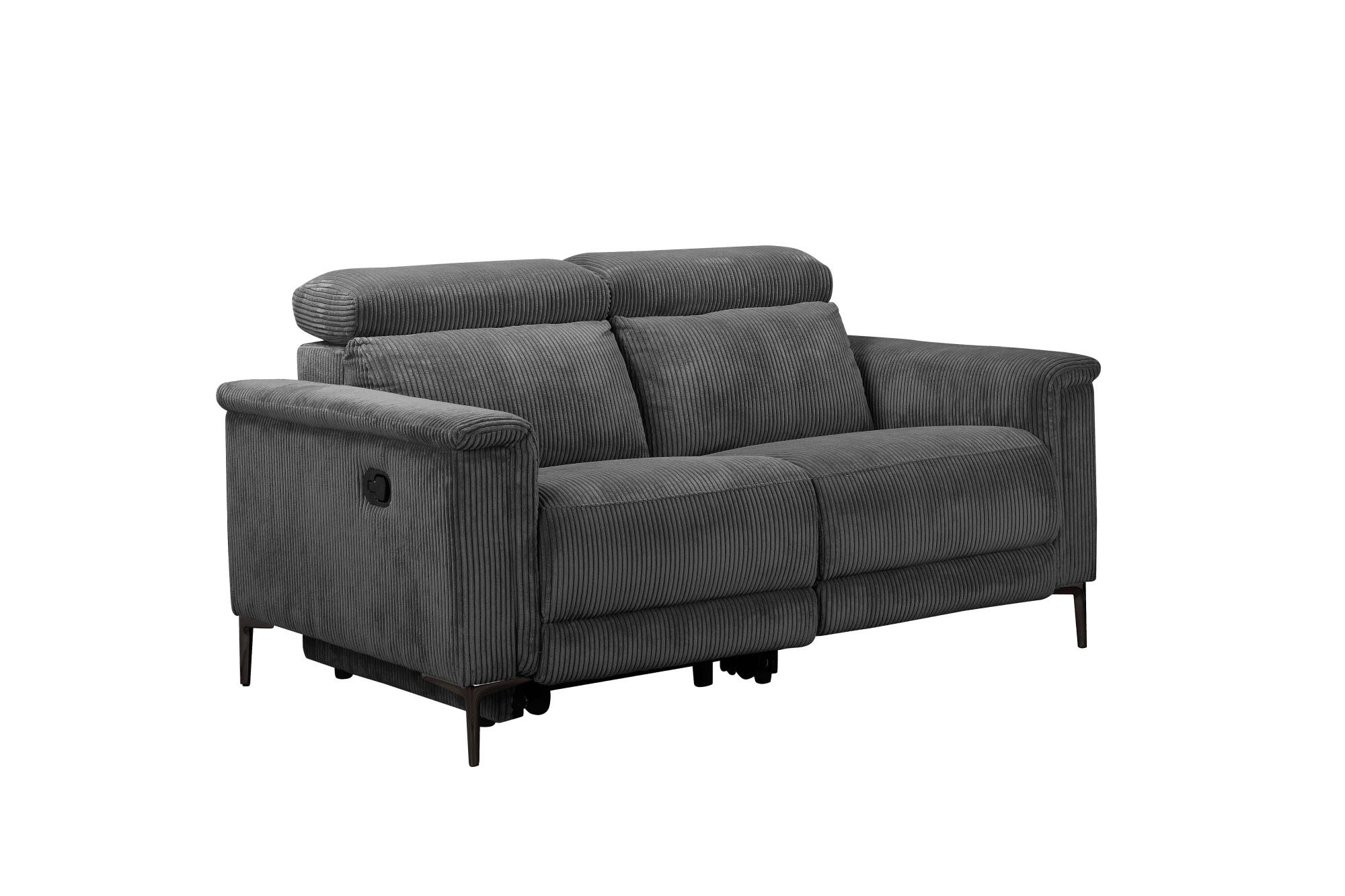 Places of Style 2-Sitzer »Lund in Cord, mit manueller o. elektrischer«, Relaxfunktion, USB-A, Kopfteilverstellung, Breite 160 cm