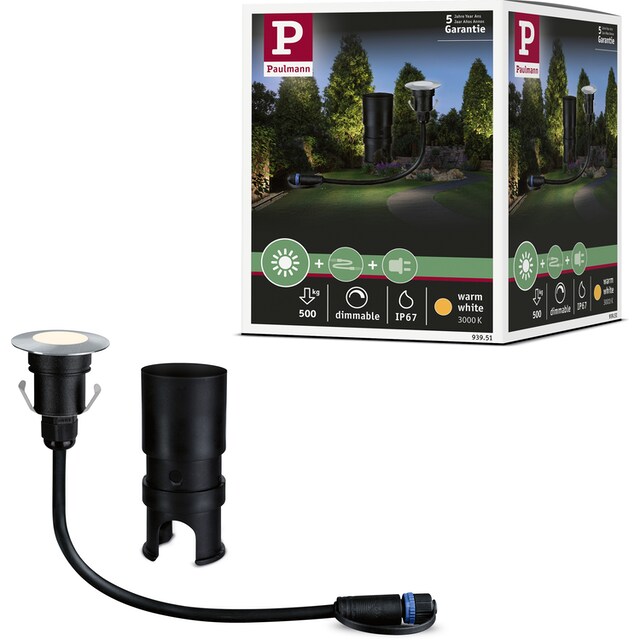 Paulmann LED Einbauleuchte »Plug & Shine«, 1 flammig-flammig, IP65 3000K  24V | BAUR