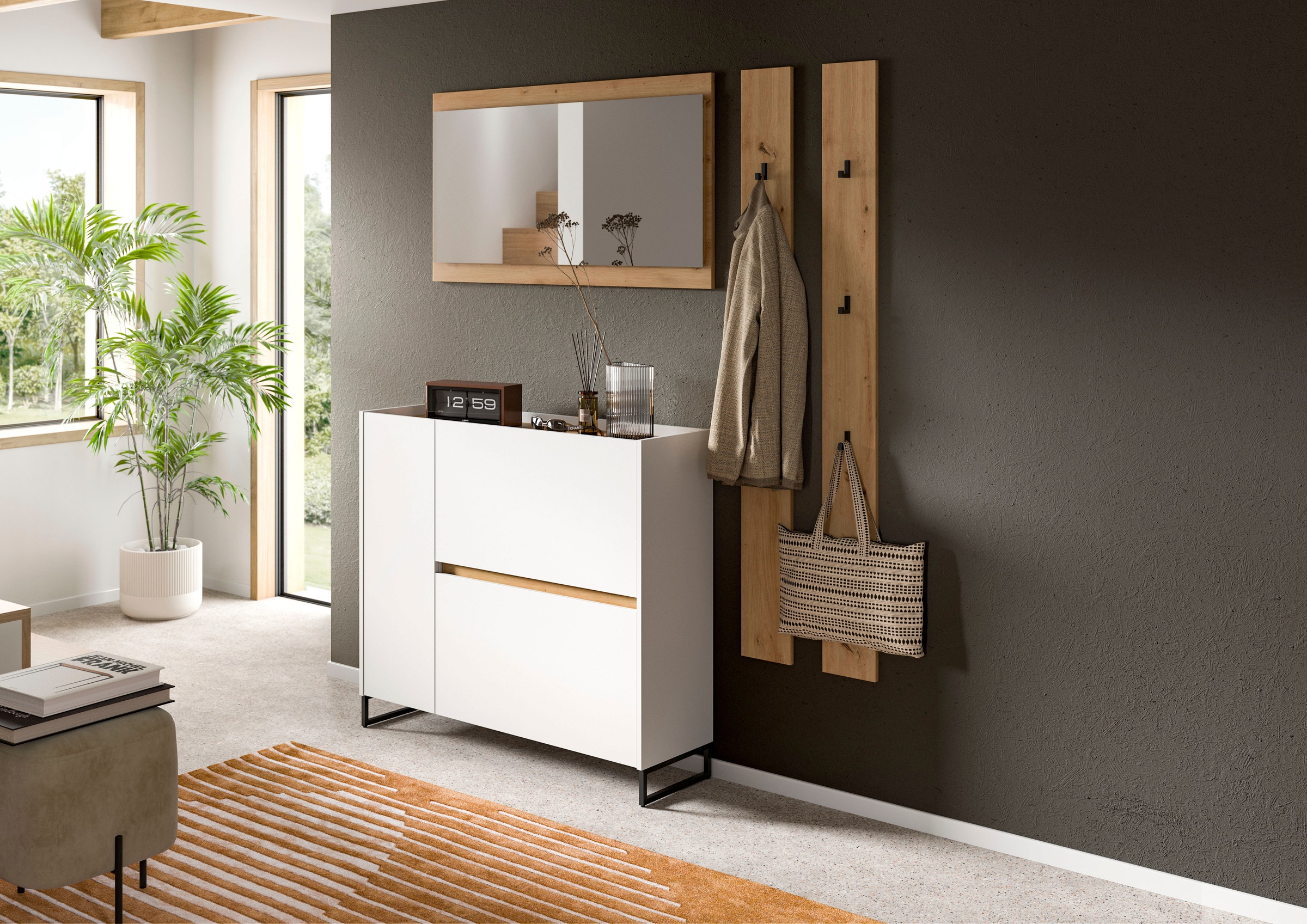 INOSIGN Garderoben-Set "EVRID, 4-teilig, Breite 172 cm, individuell stellba günstig online kaufen