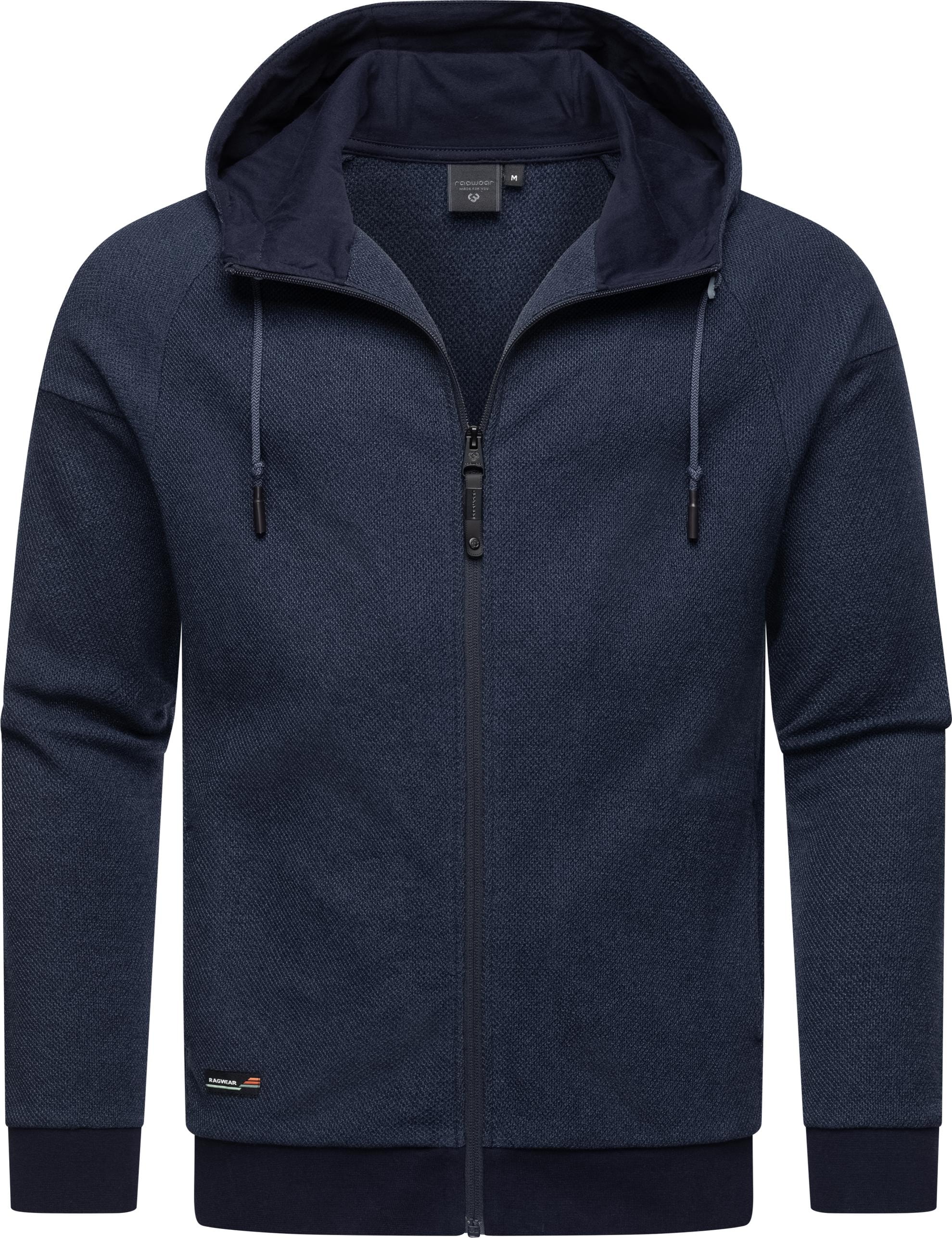 Ragwear Kapuzensweatjacke »Dreyner«, Herren Basic Sweatjacke mit Kapuze