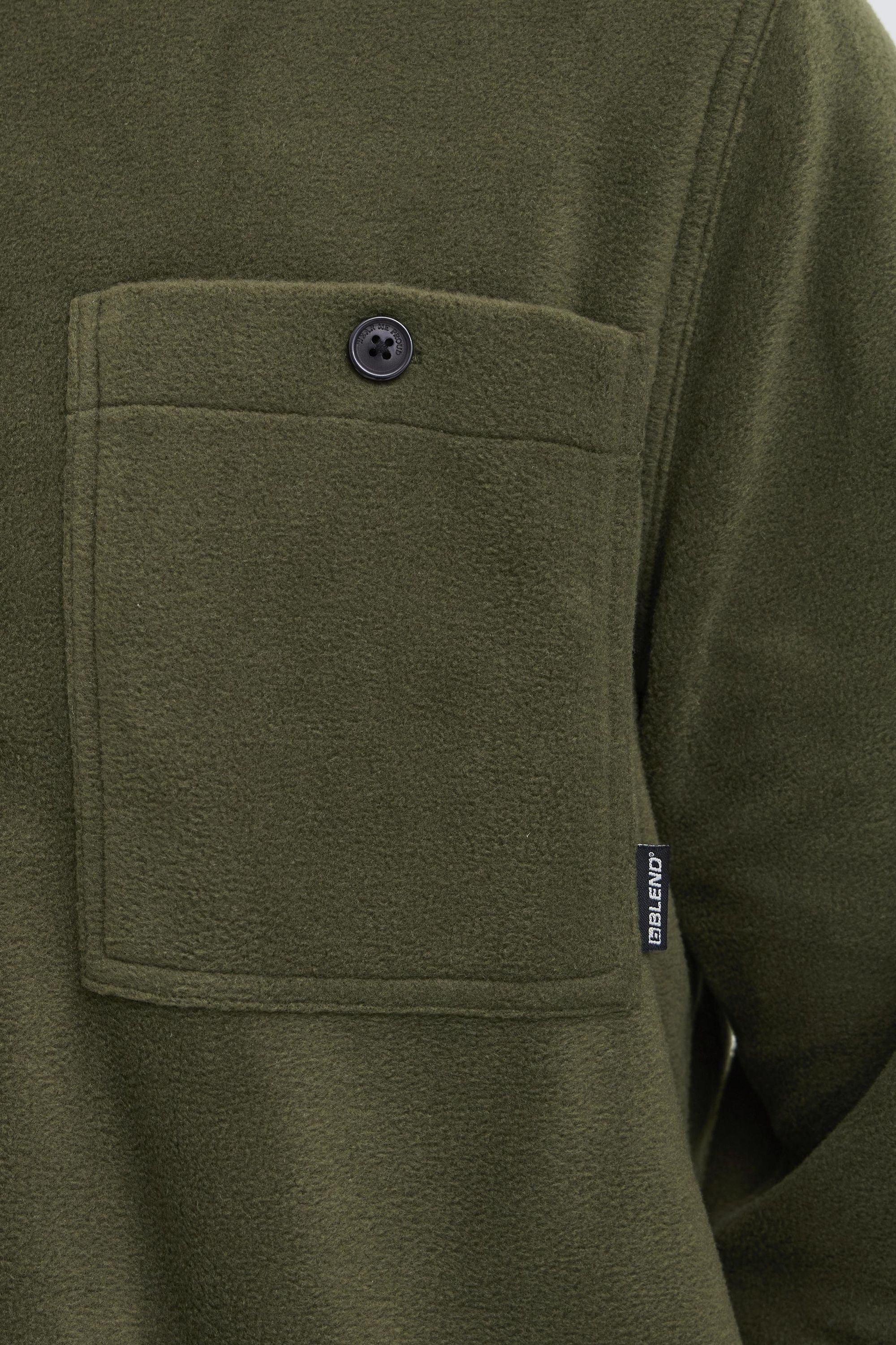 Blend Hemdjacke »BHDirk« ohne Kapuze Stilvolle Hemdjacke mit Brusttaschen