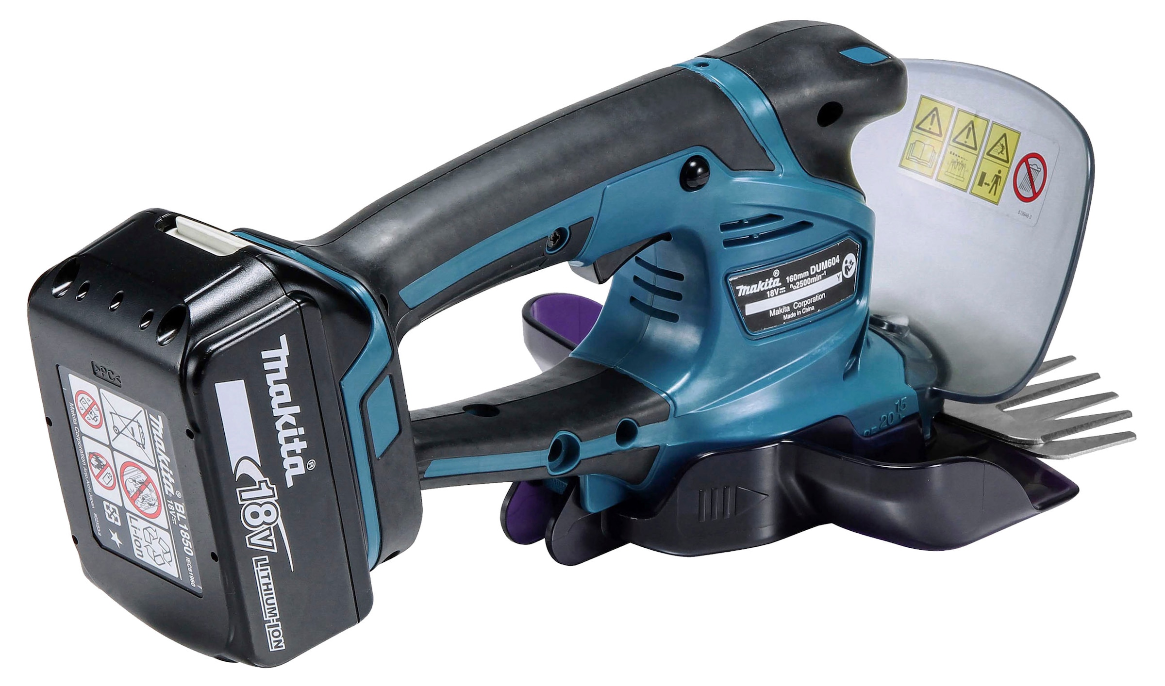 Makita Akku-Gras- und Strauchscherenset »»DUM604RFX1«« ()  inkl. Akku und Ladegerät, 18V, 2.500 min -1 , 160 mm