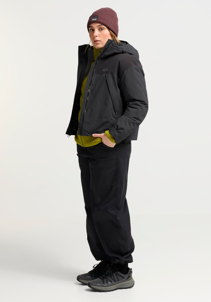 Jack Wolfskin Winterjacke »ICE FLARE JKT W« mit Kapuze mit Kapuze, atmungsaktiv, wasserdicht, winddicht, gefüttert