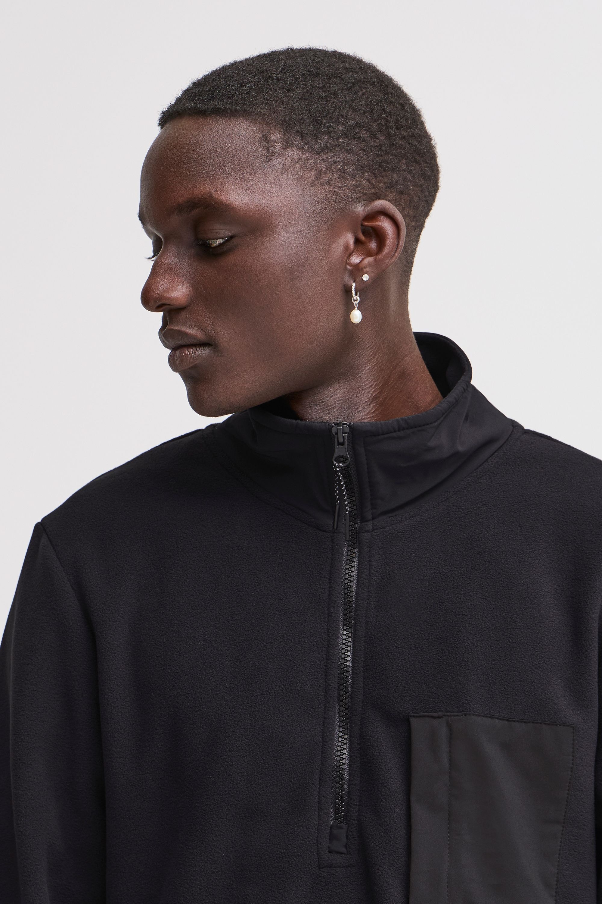 Blend Troyer »Fleecejacke BHBROOKS Sweatshirt halfzipp«