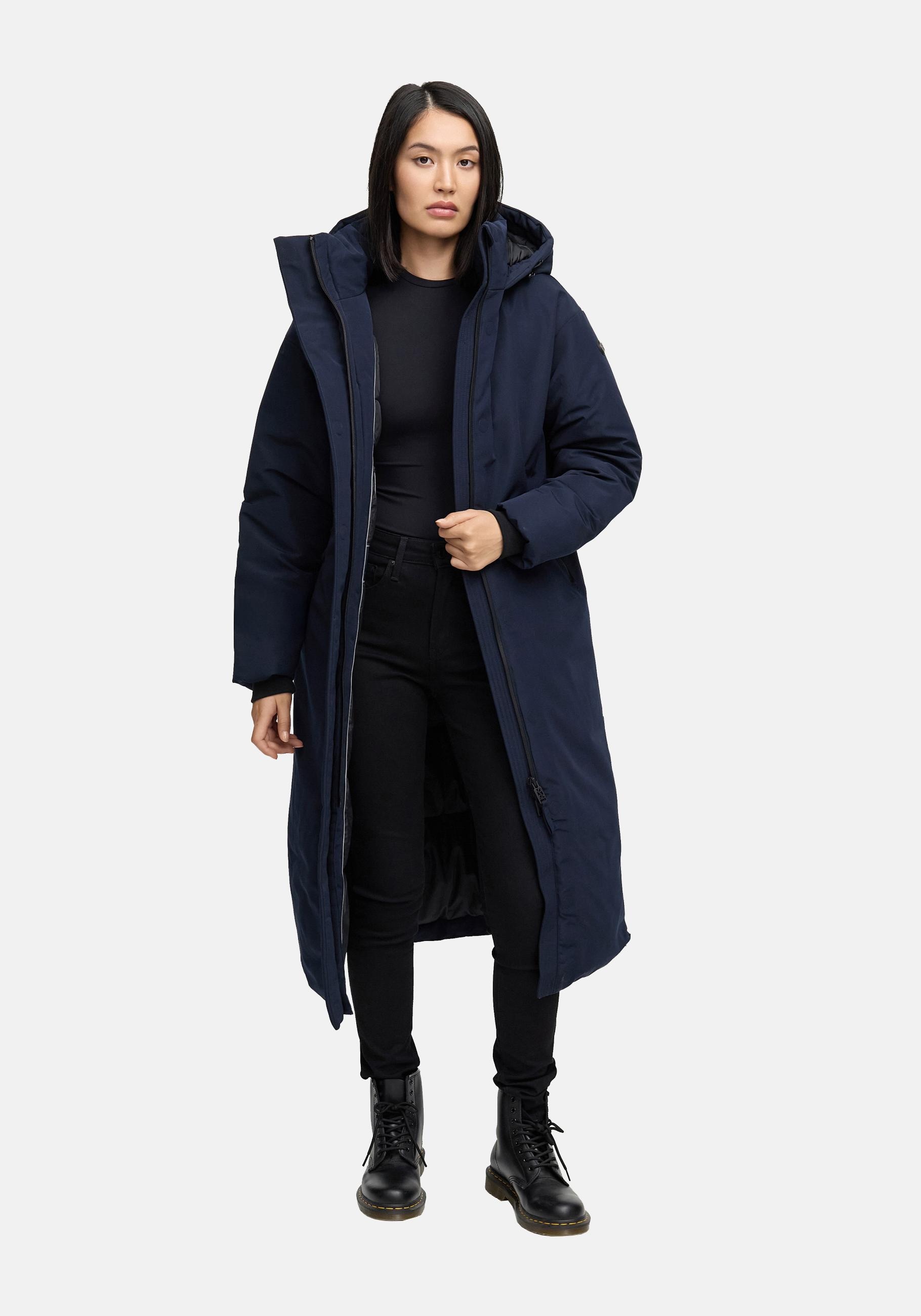 Navahoo Wintermantel "Schneewächter 14" warmer Winter Kurzmantel