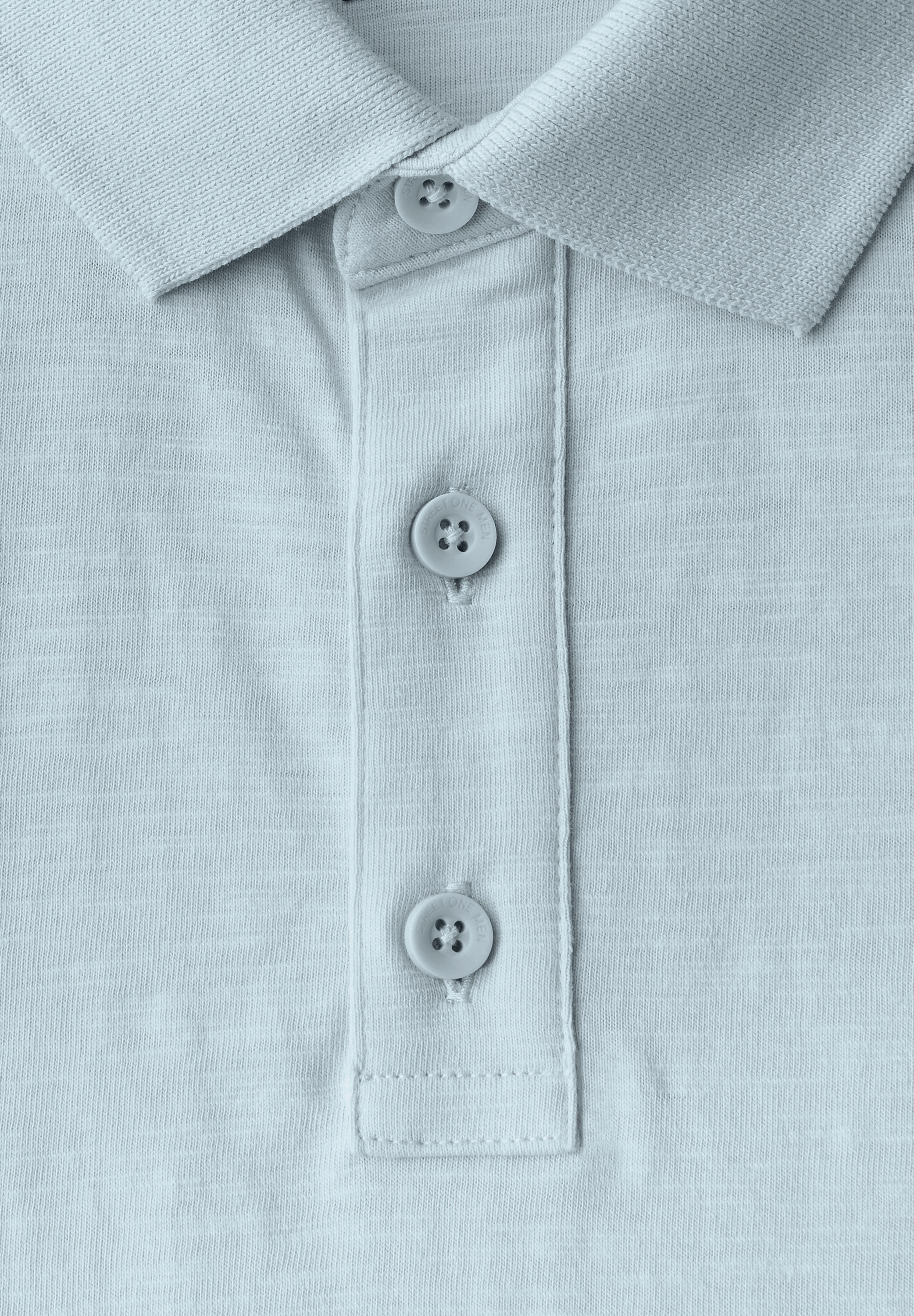 STREET ONE MEN Poloshirt, aus reiner Baumwolle