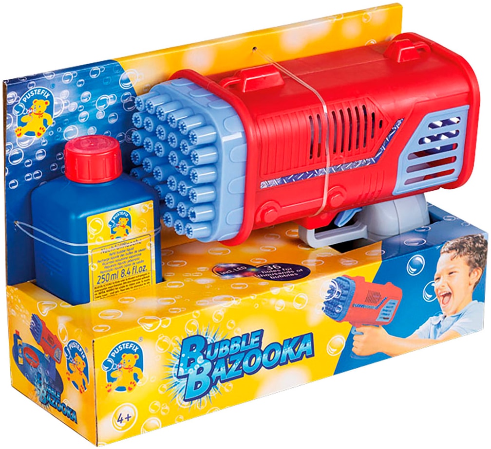 PUSTEFIX Seifenblasen Kanone »Bubble Bazooka«, mit LED-Licht