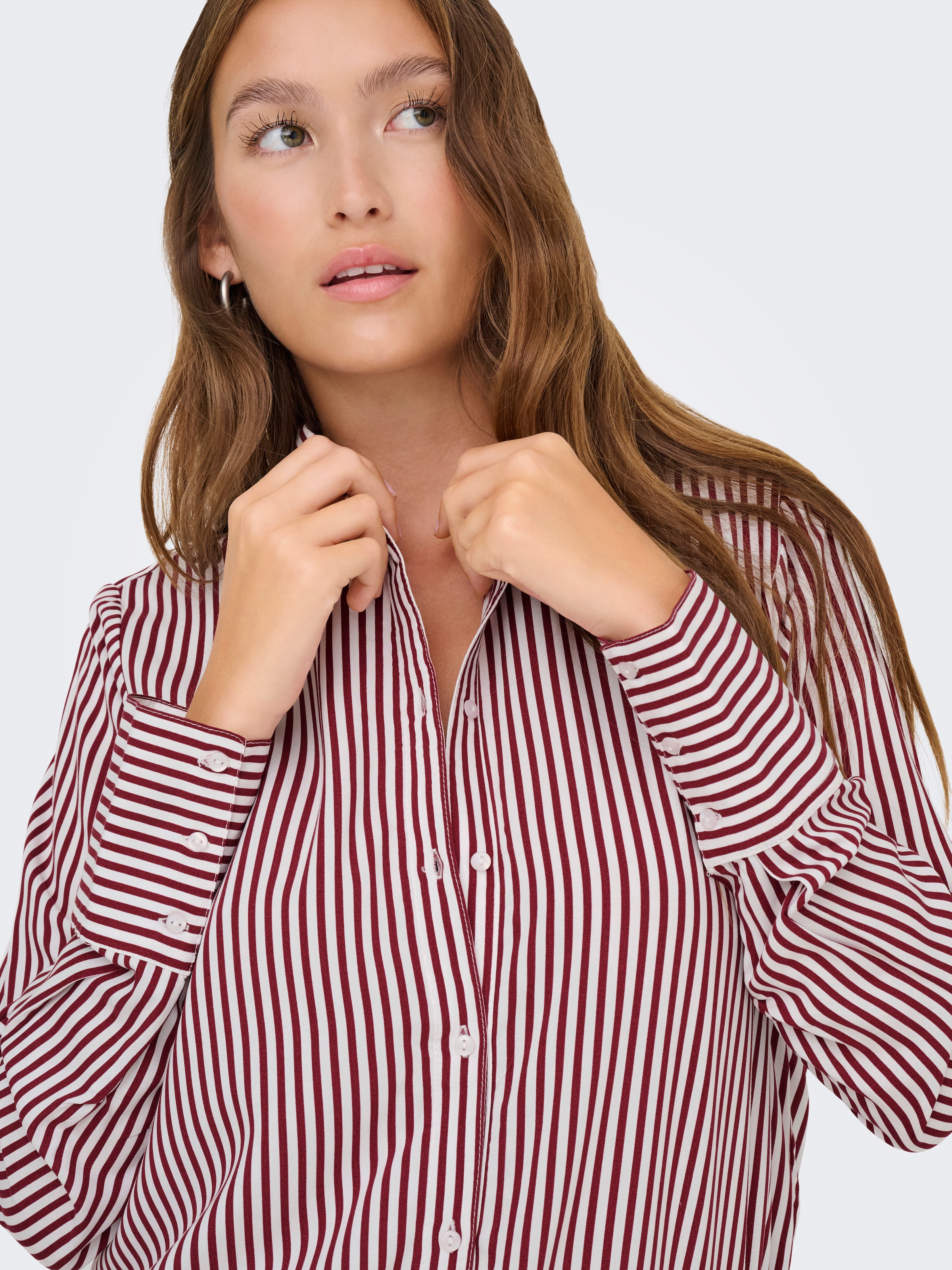 ONLY Hemdbluse »ONLBERIT LIFE L/S SHIRT WVN«