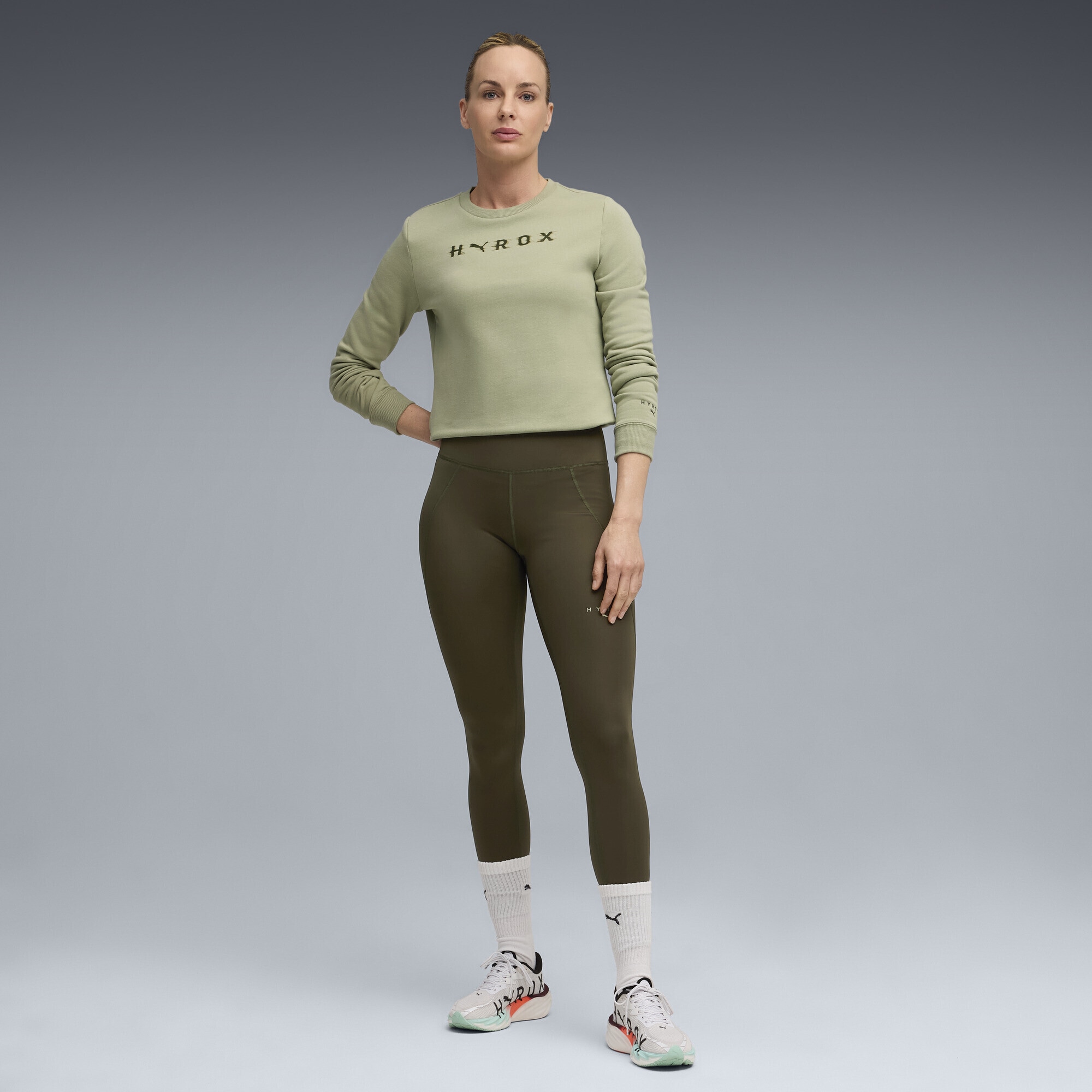 PUMA Sweatshirt »PUMA x HYROX Heavyweight Rundhalsshirt Damen«